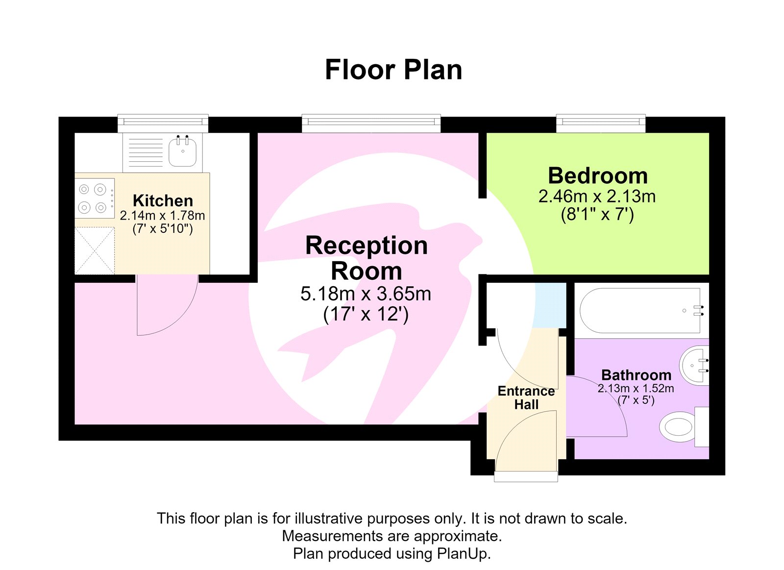 Flat 18, Rowallan Court,, Cumberland Place, London floorplan
