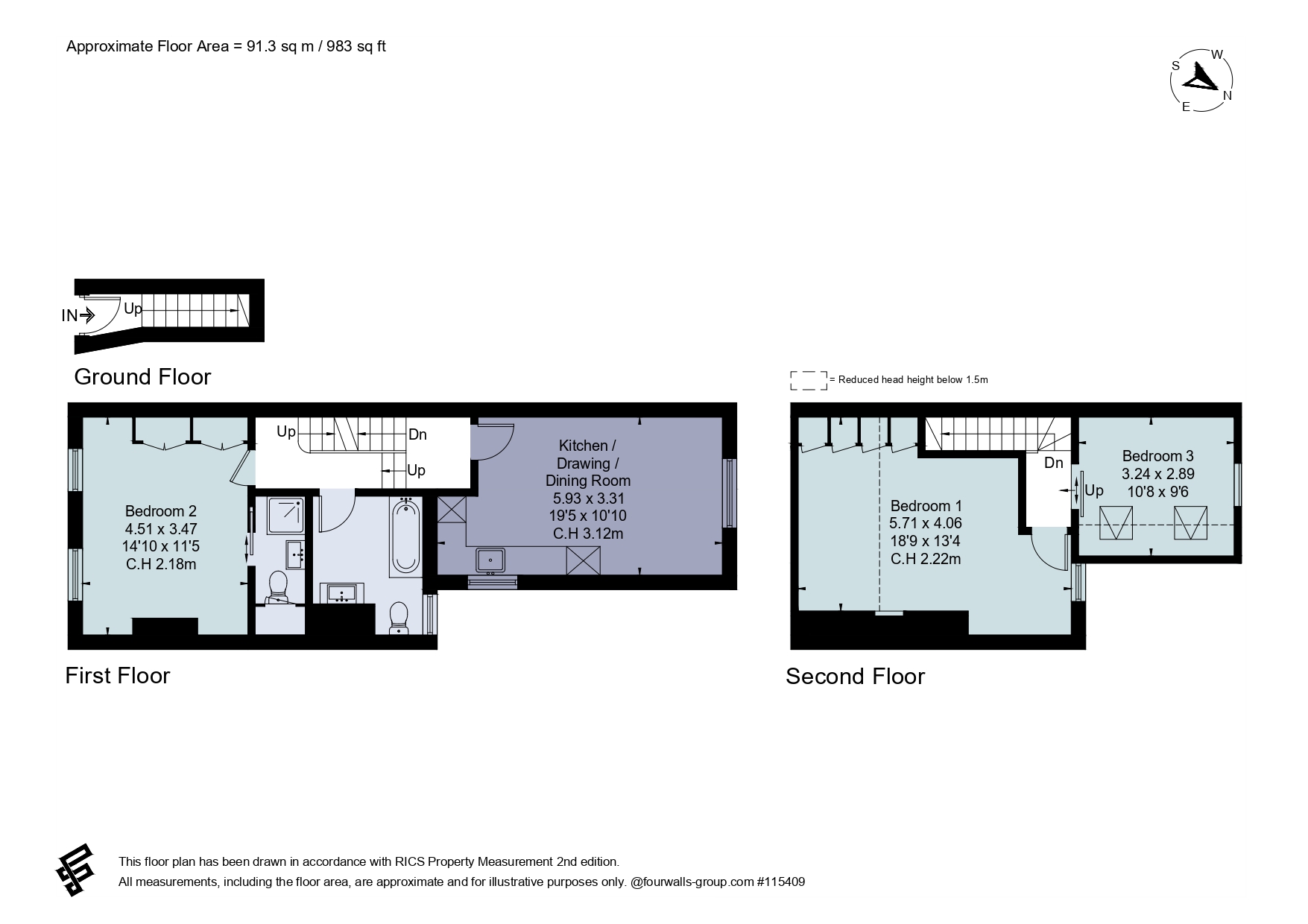 Estcourt Road, London floorplan