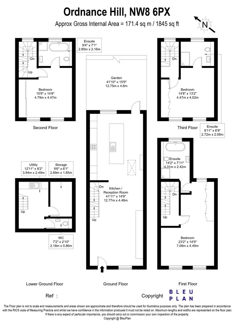 6, Ordnance Hill, St. Johns Wood floorplan
