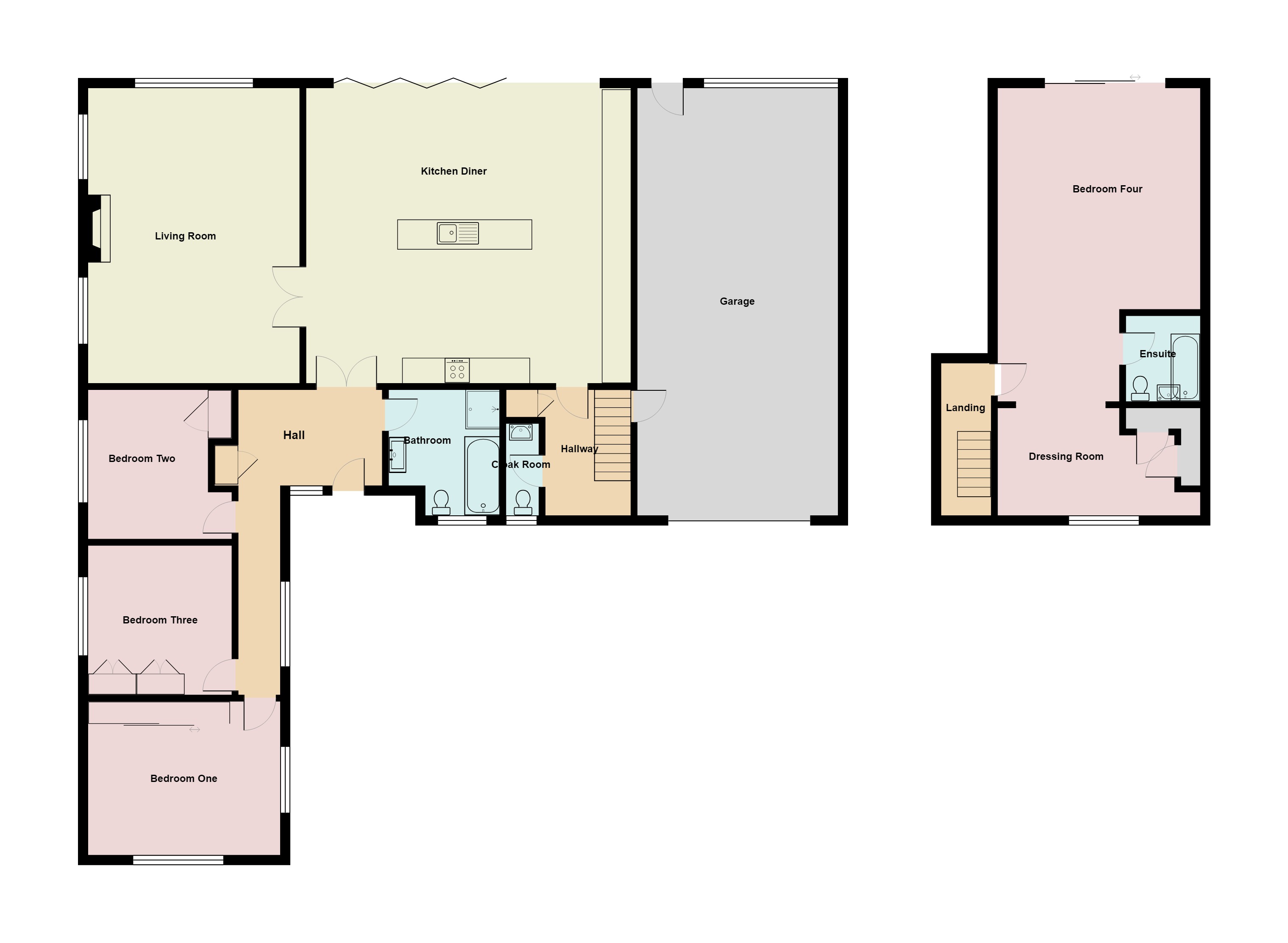 4 Bedrooms Bungalow for sale in Whitehall Drive, Ifield, Crawley RH11
