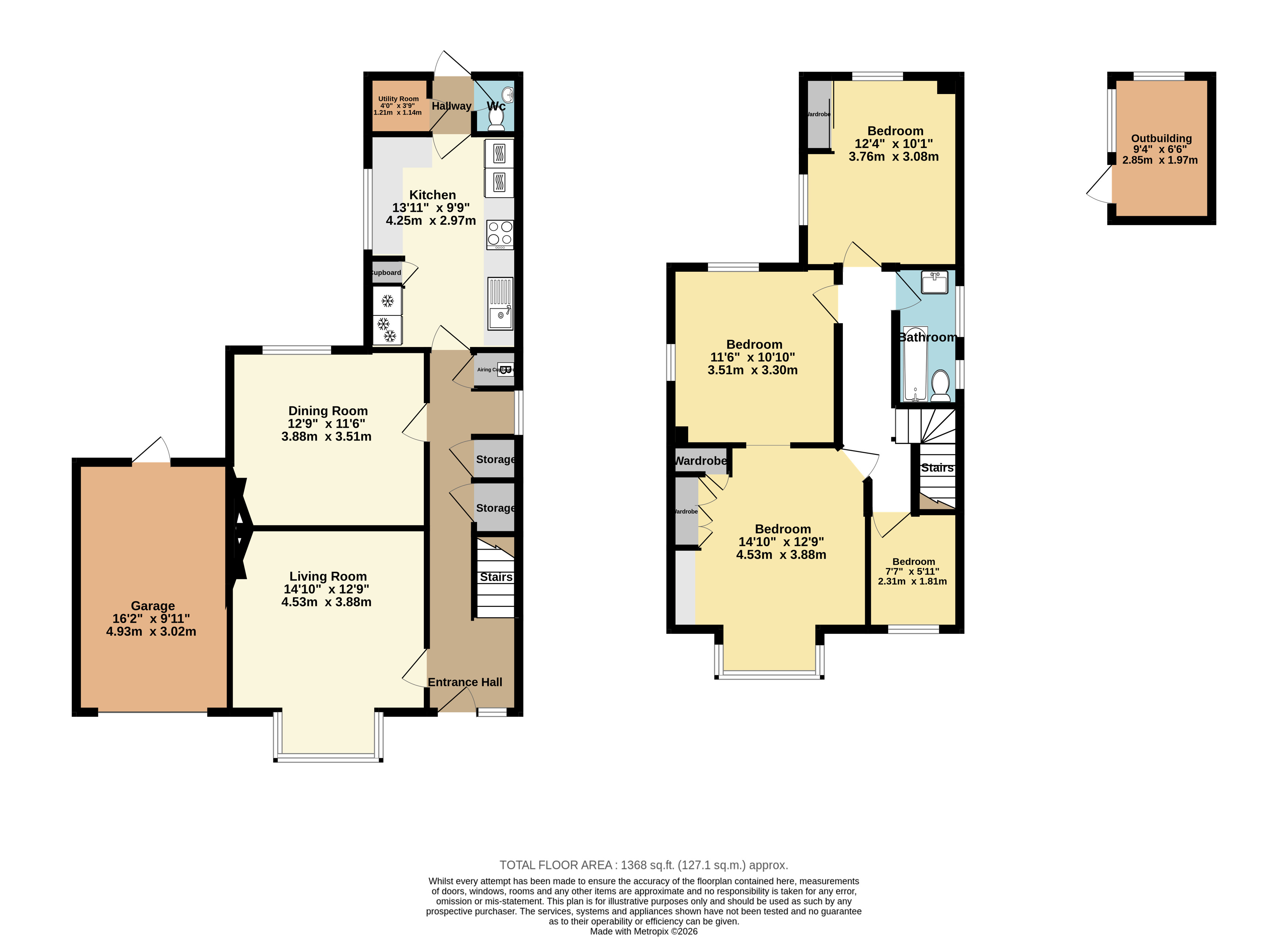 42, Westbrook Avenue, Kent floorplan