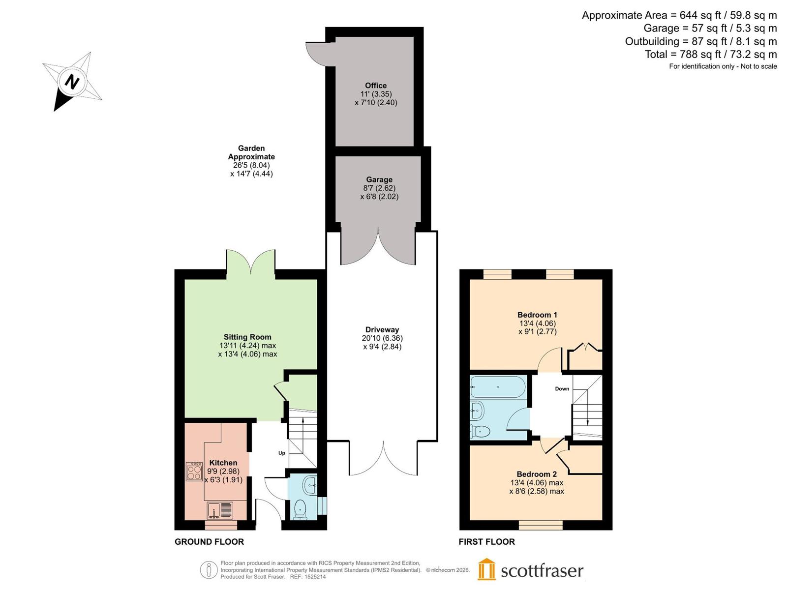 15, Flax Crescent, Oxfordshire floorplan