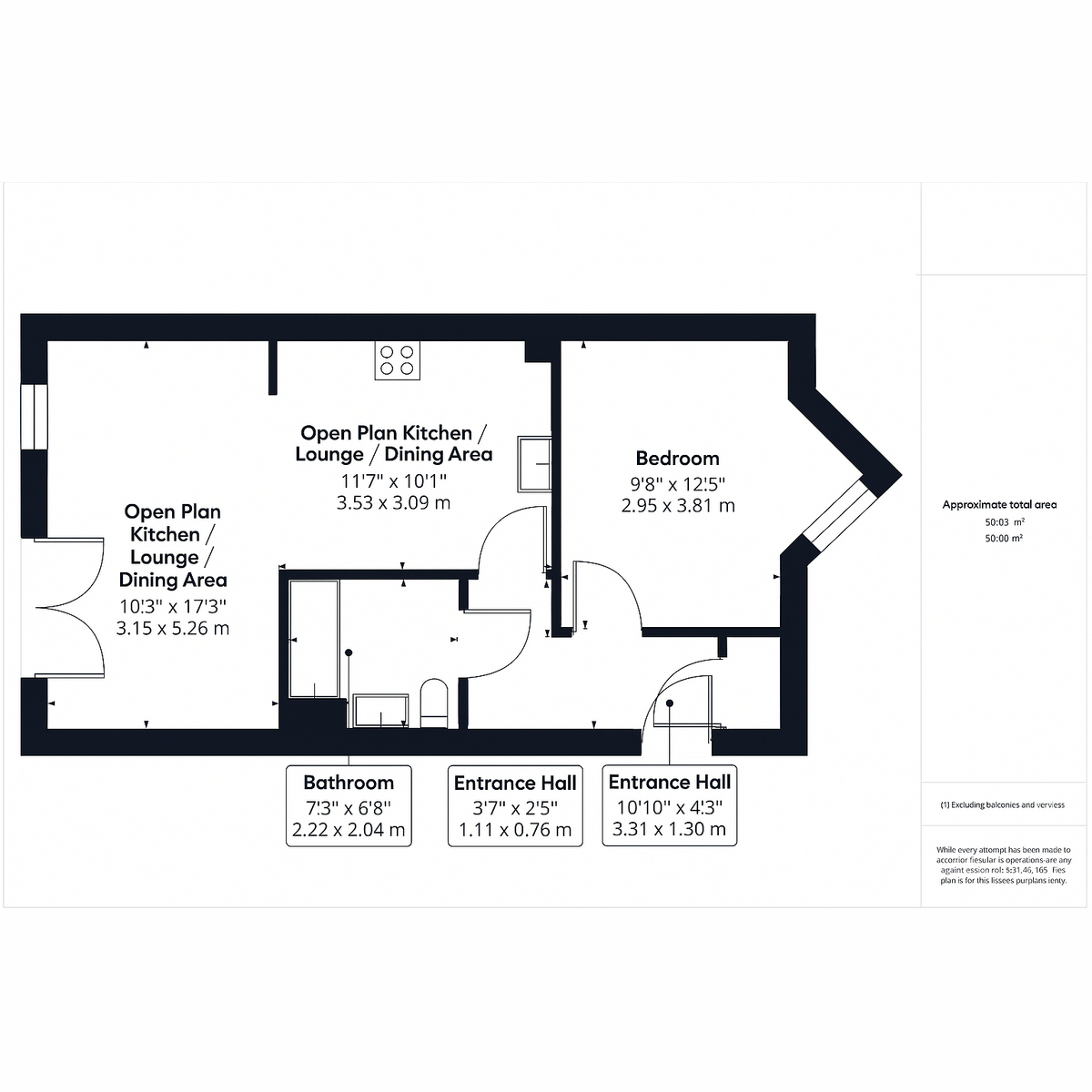 Flat Flat 9, 19, Marquess Drive, Bletchley floorplan