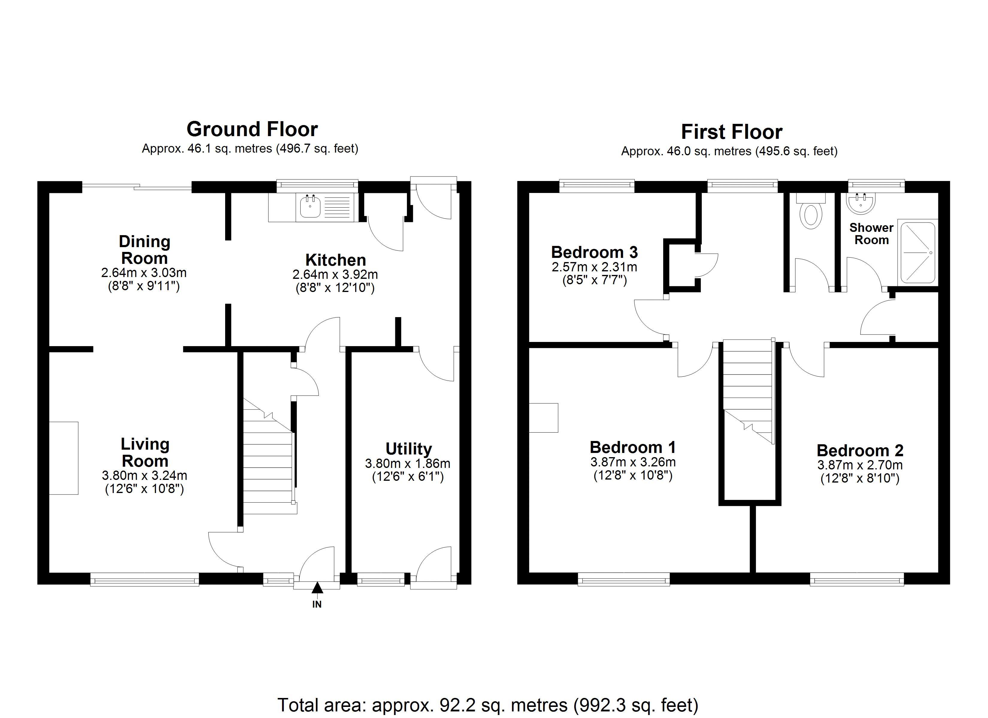 Gales Drive, Three Bridges, Crawley, West Sussex RH10, 3 bedroom