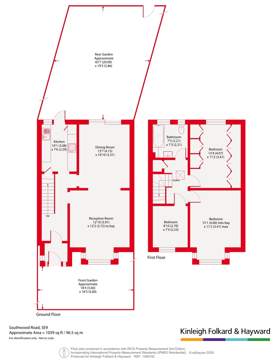 136, Southwood Road, London floorplan