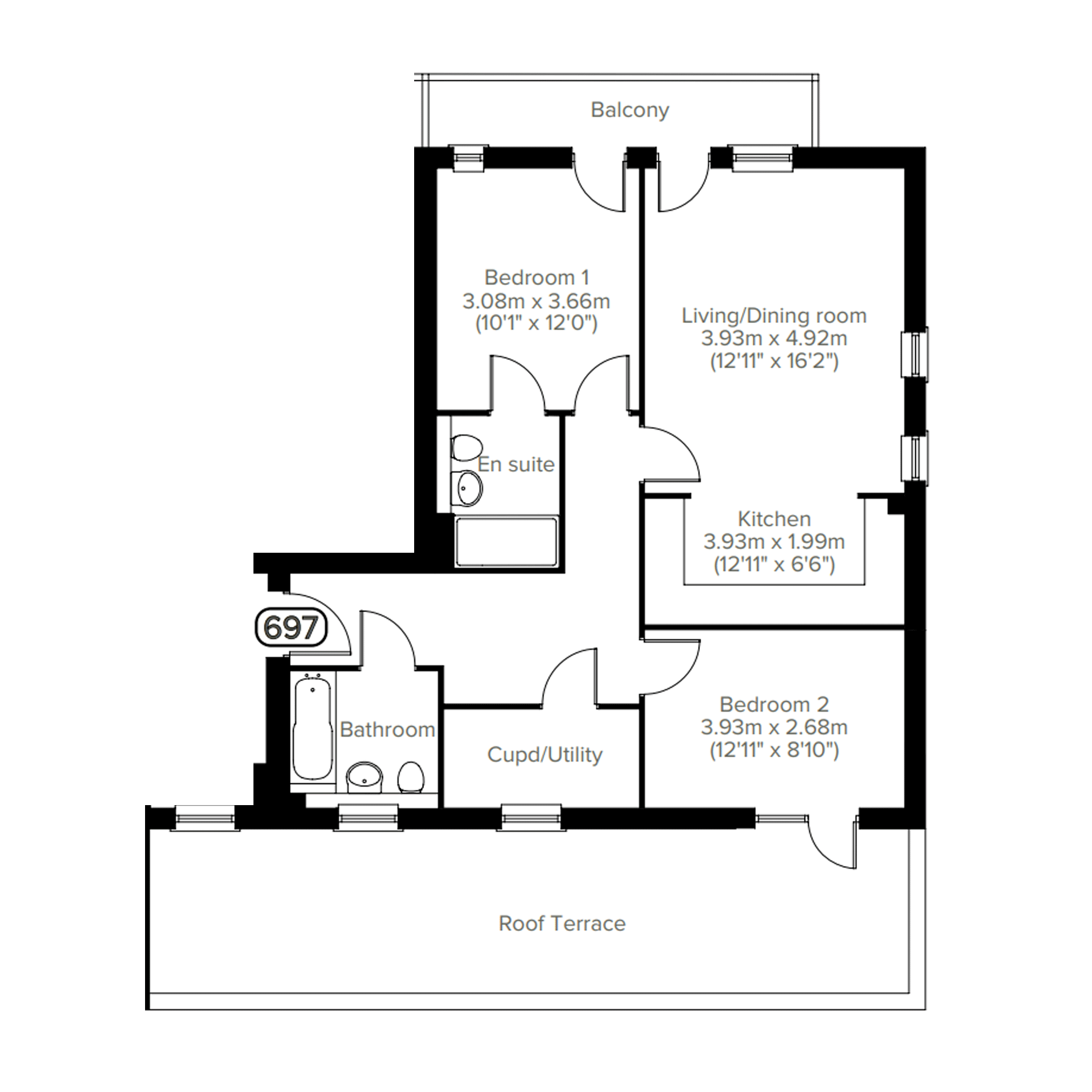 697, Encombe Street, Plymstock, Plymouth floorplan