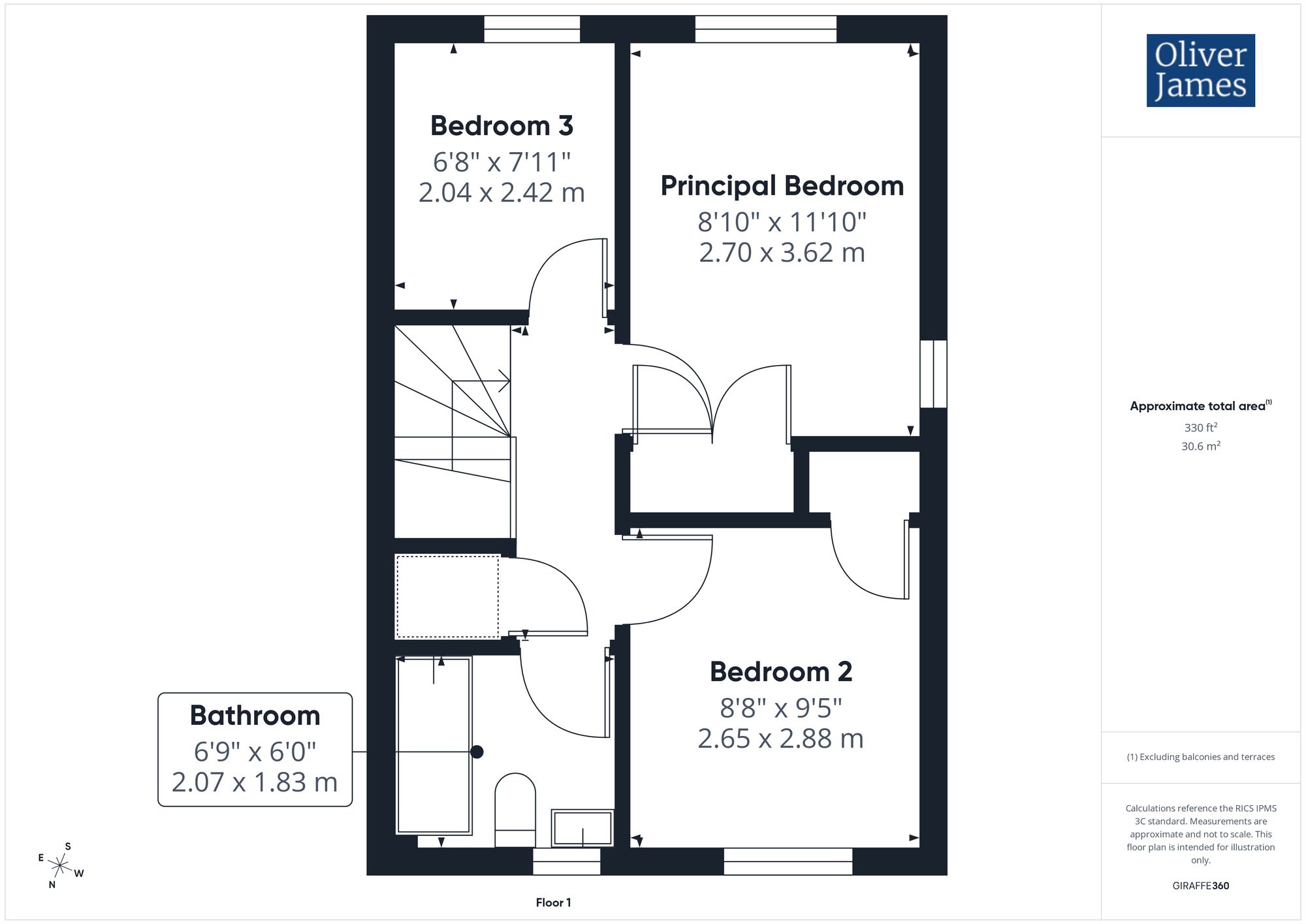 8 Bayley Road, Huntingdon floorplan