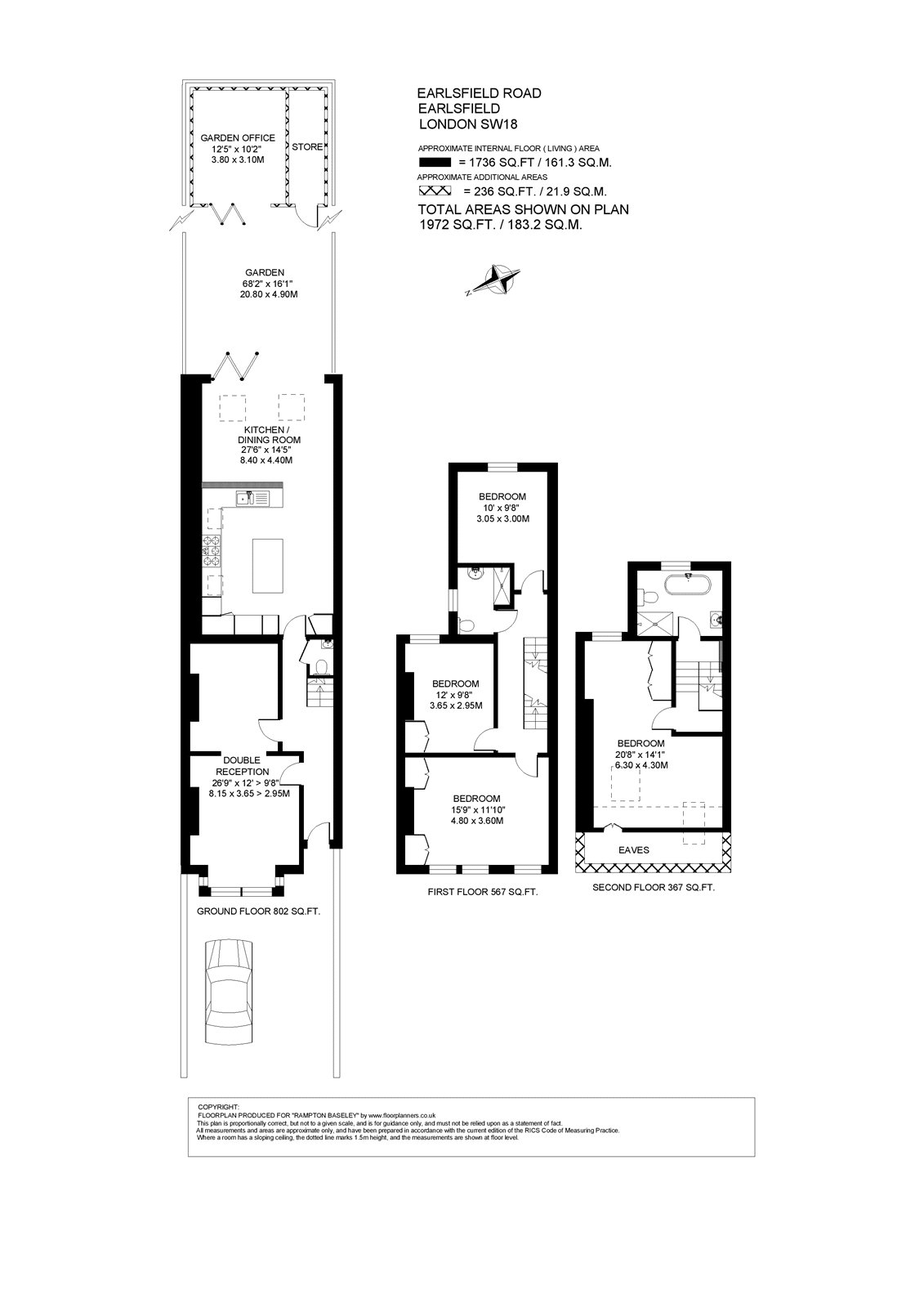 205, Earlsfield Road, London floorplan