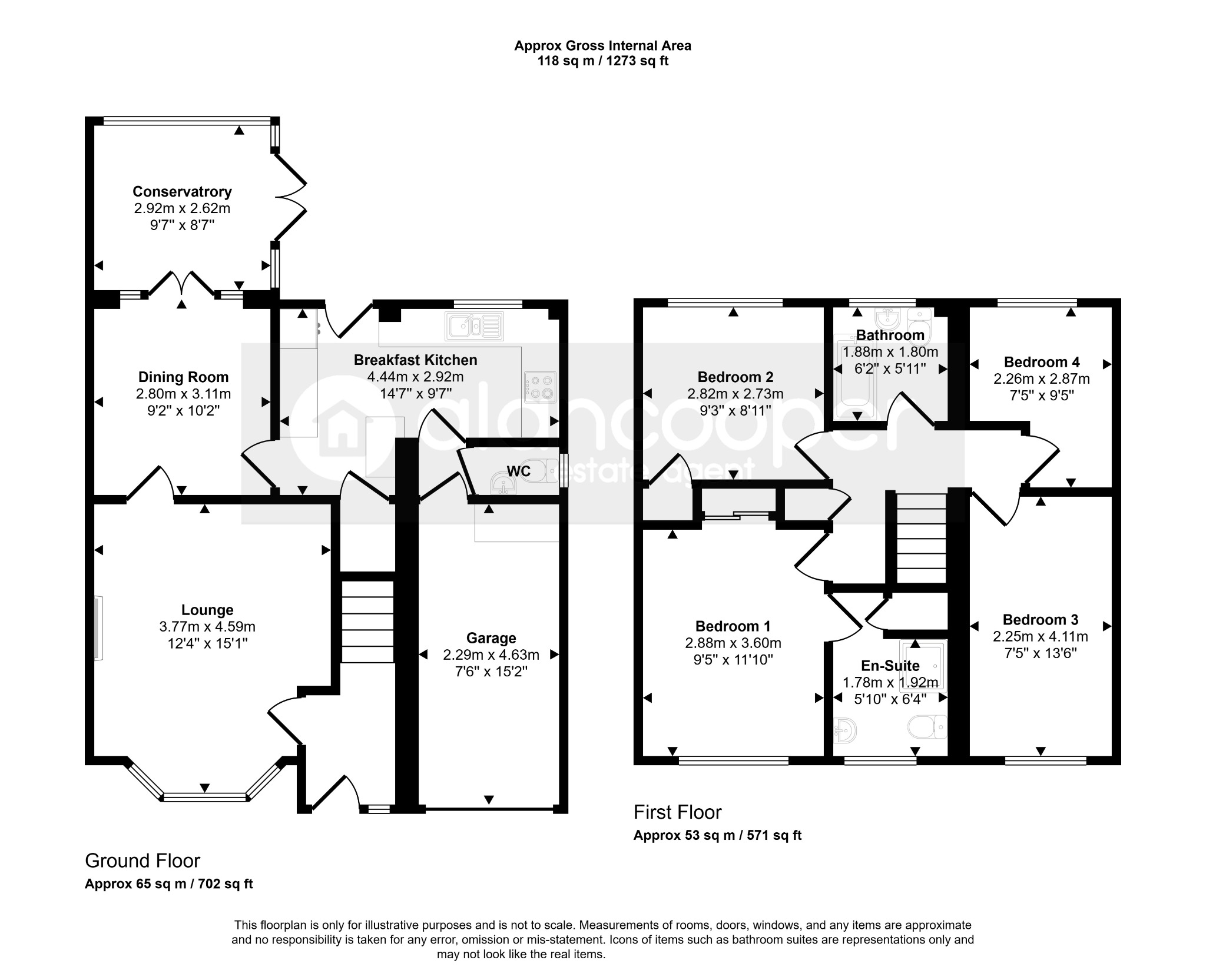 26 Morgan Close, Arley, Warwickshire floorplan