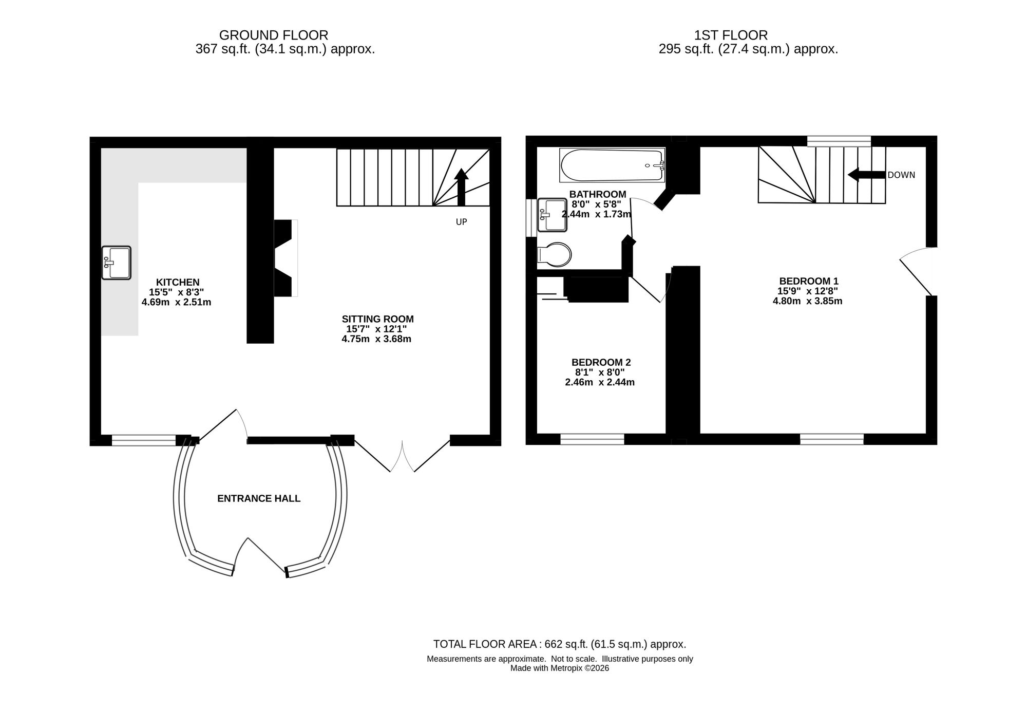 Noon Sun House Sycamore Road, High Peak floorplan