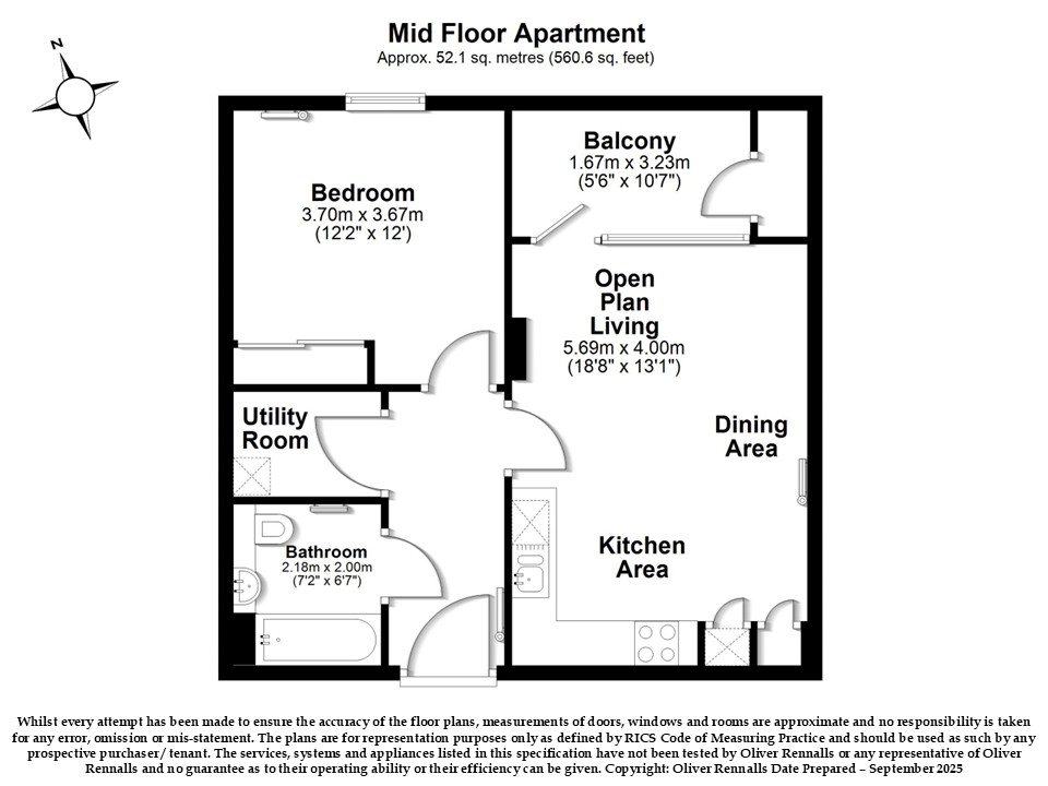 Armstrong Road, Oxford floorplan