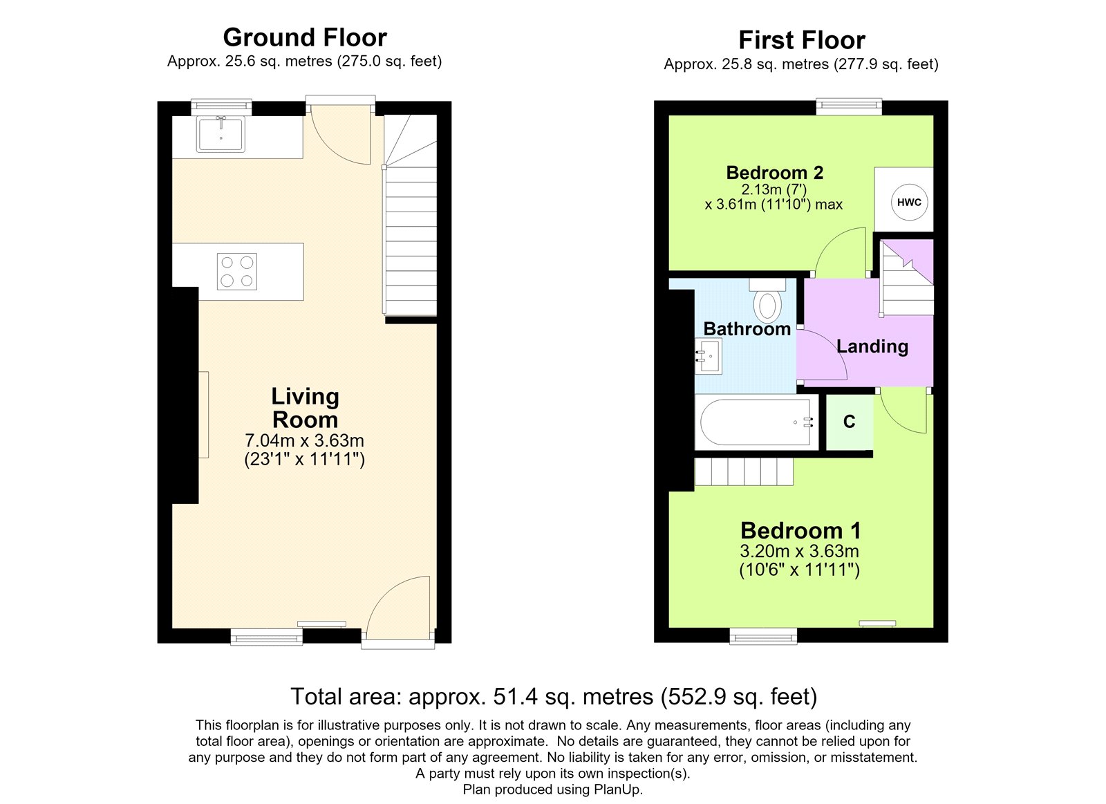 5, Wesley Terrace, Ystrad Meurig floorplan