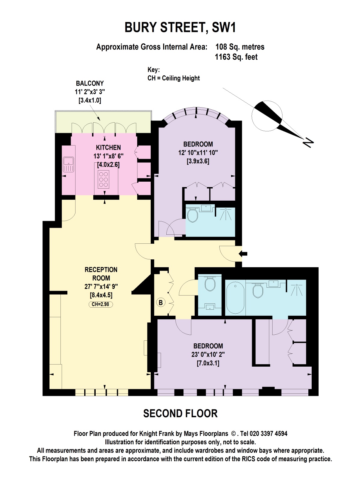 Bury Street, London floorplan