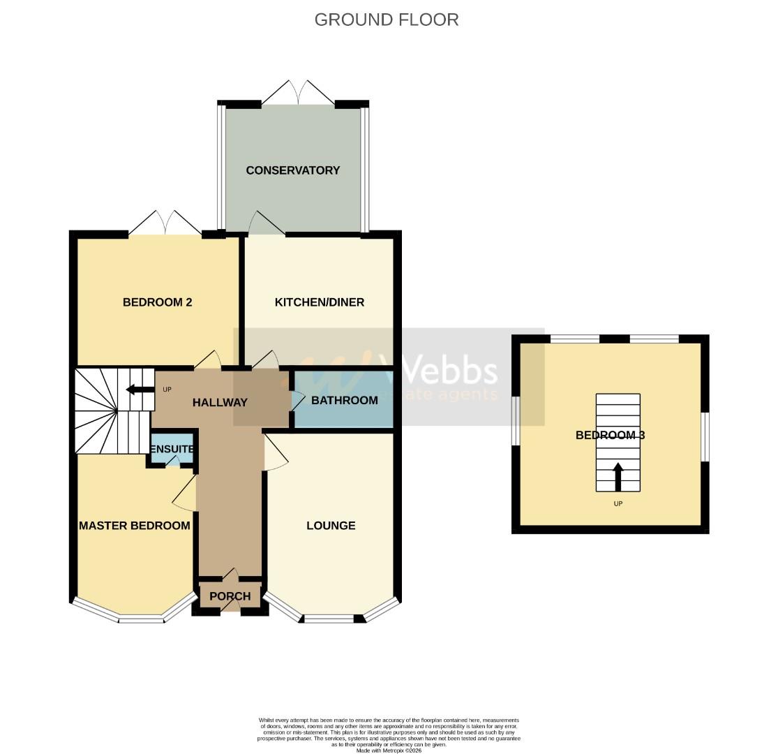 38, Heath Street, Cannock floorplan