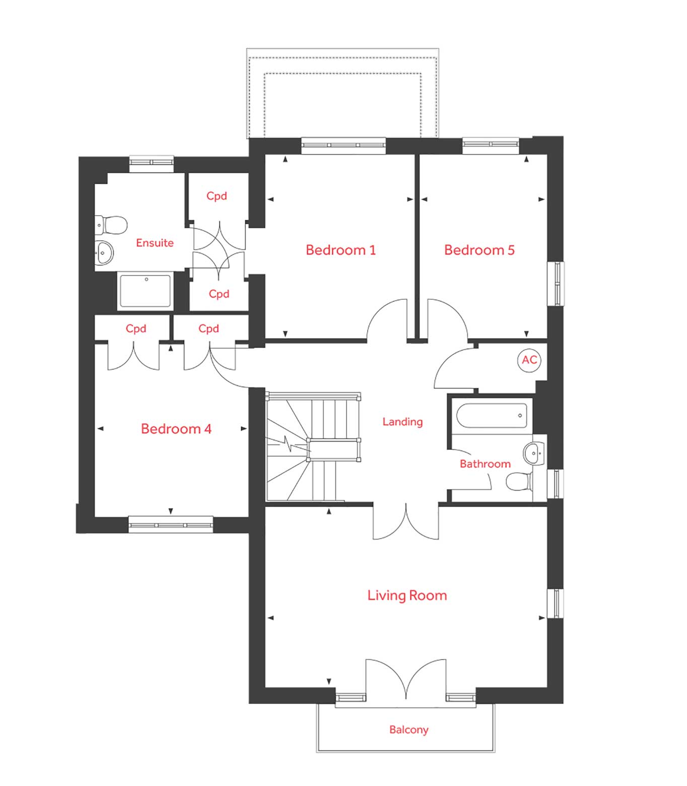 "The Carlingford" at Avery Hill Road, London SE9, 5 bedroom detached house for sale 61170290