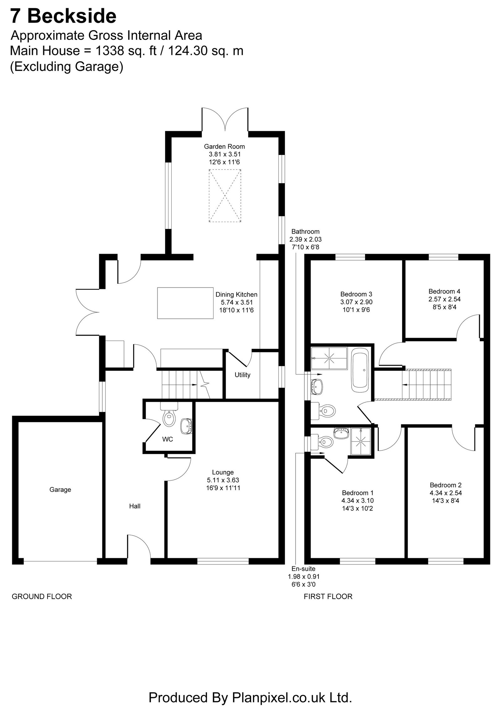 7, Beckside, York floorplan