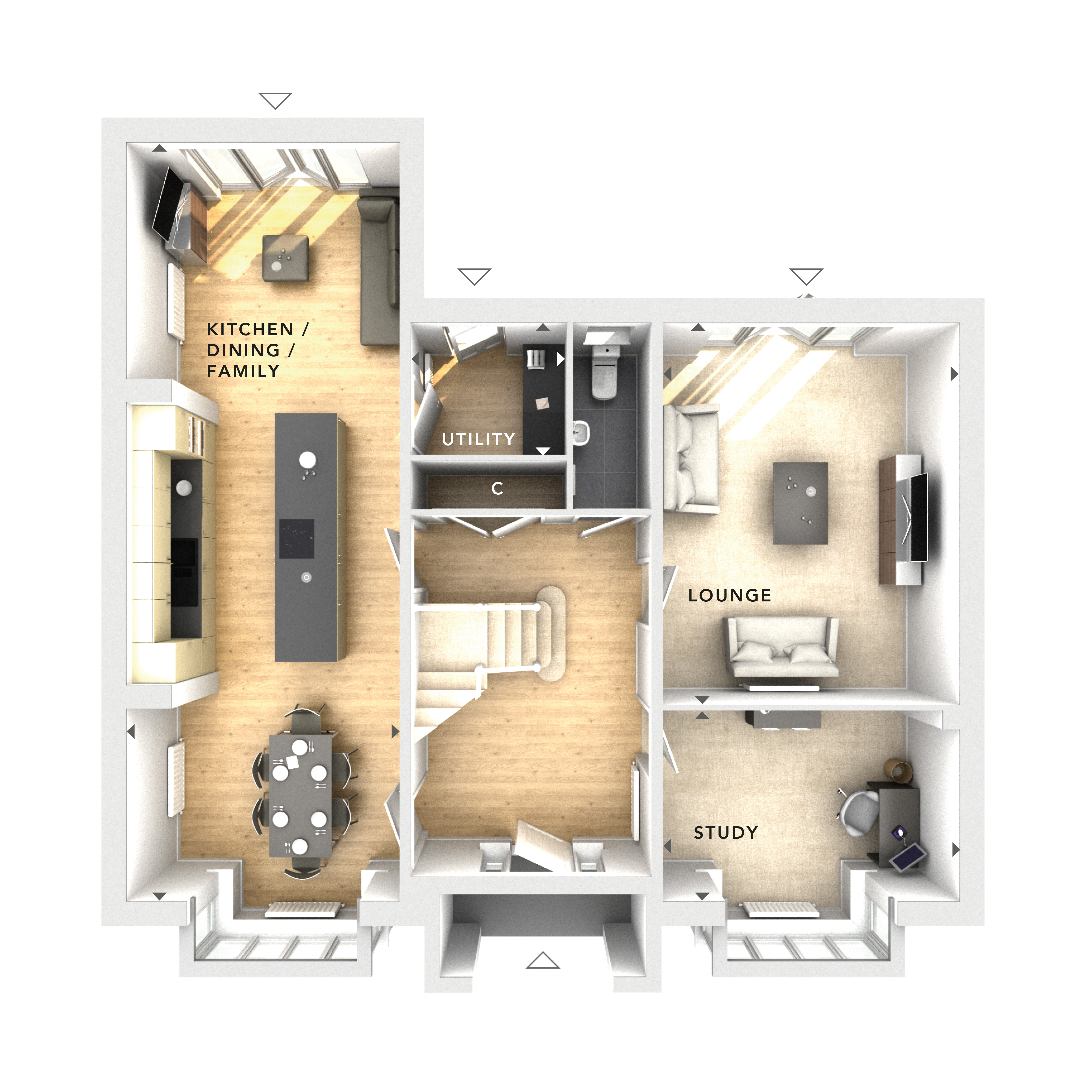 76, Park Road, Westoning floorplan