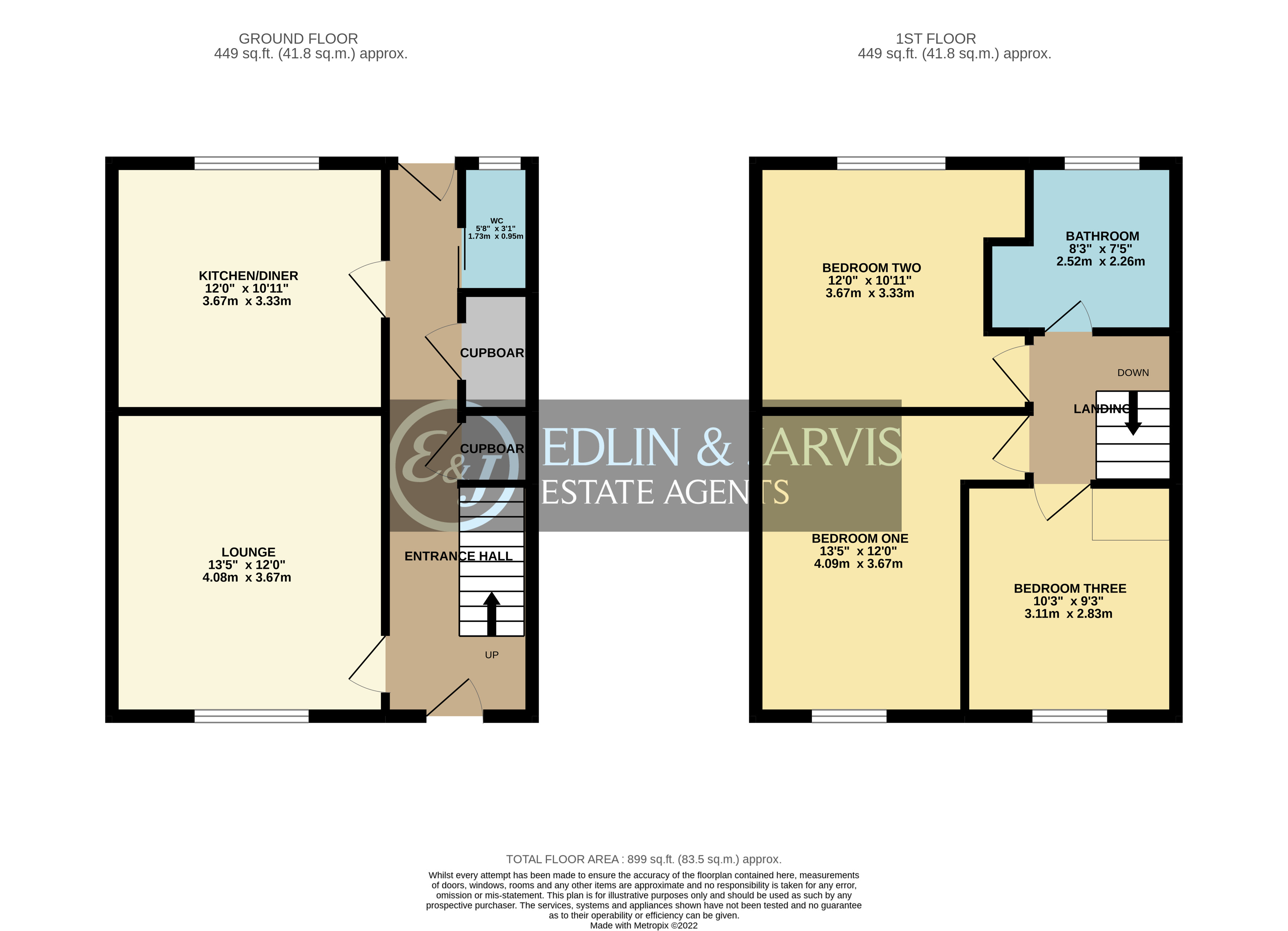 Thorpe Close, Coddington, Newark NG24, 3 bedroom end terrace house for