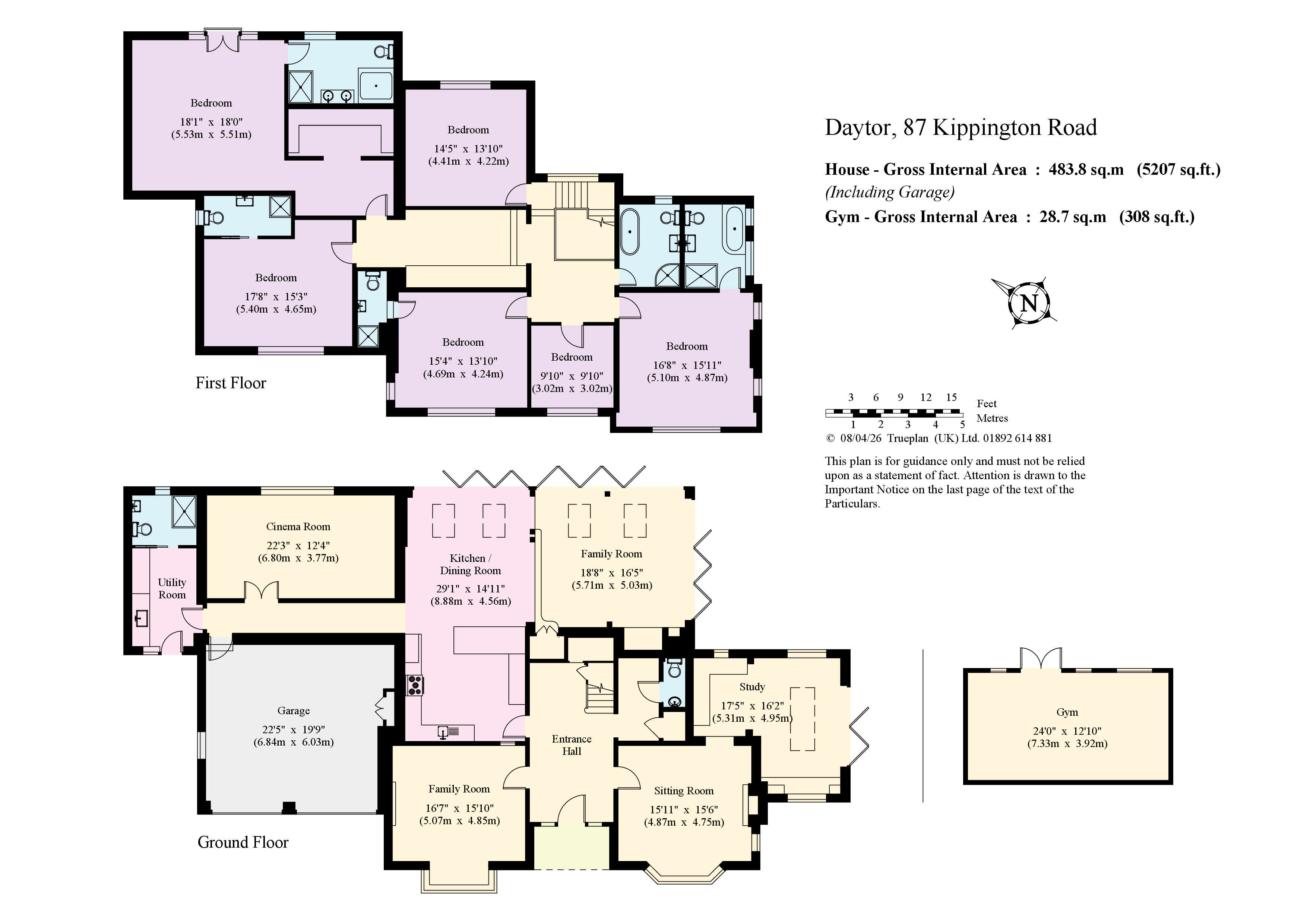 87, Kippington Road, Sevenoaks floorplan