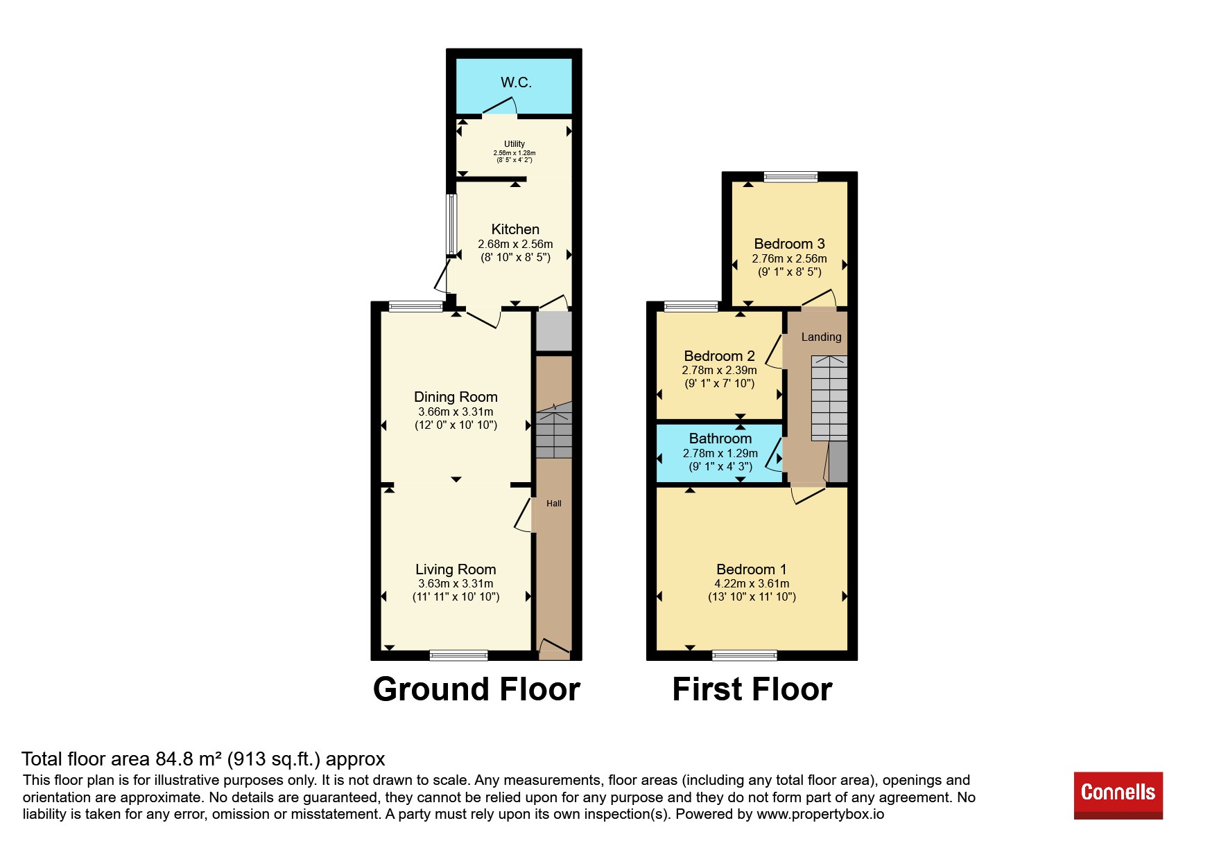122, Wood Street, Kettering floorplan