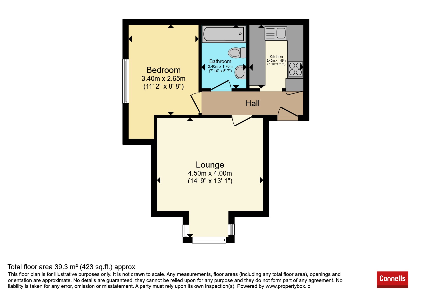 Flat 4, Premier Court, Mill Close, Hook floorplan