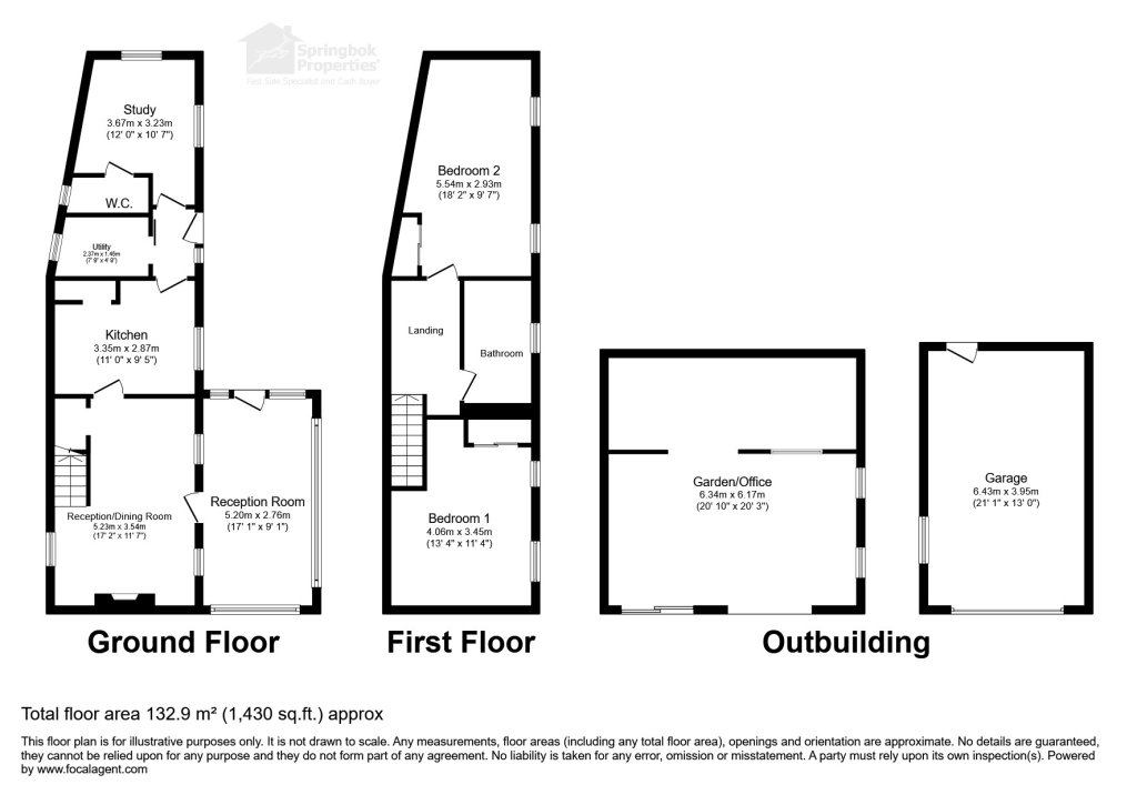 Little Orchard, ., Trellech floorplan