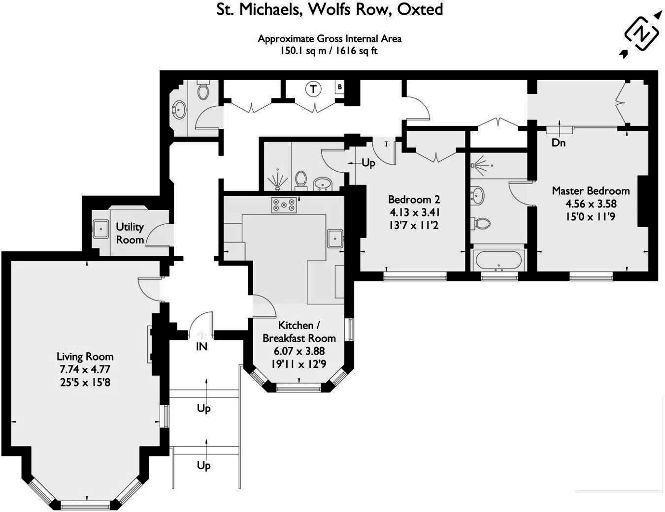 2 Bedrooms Flat for sale in Wolfs Row, Oxted RH8