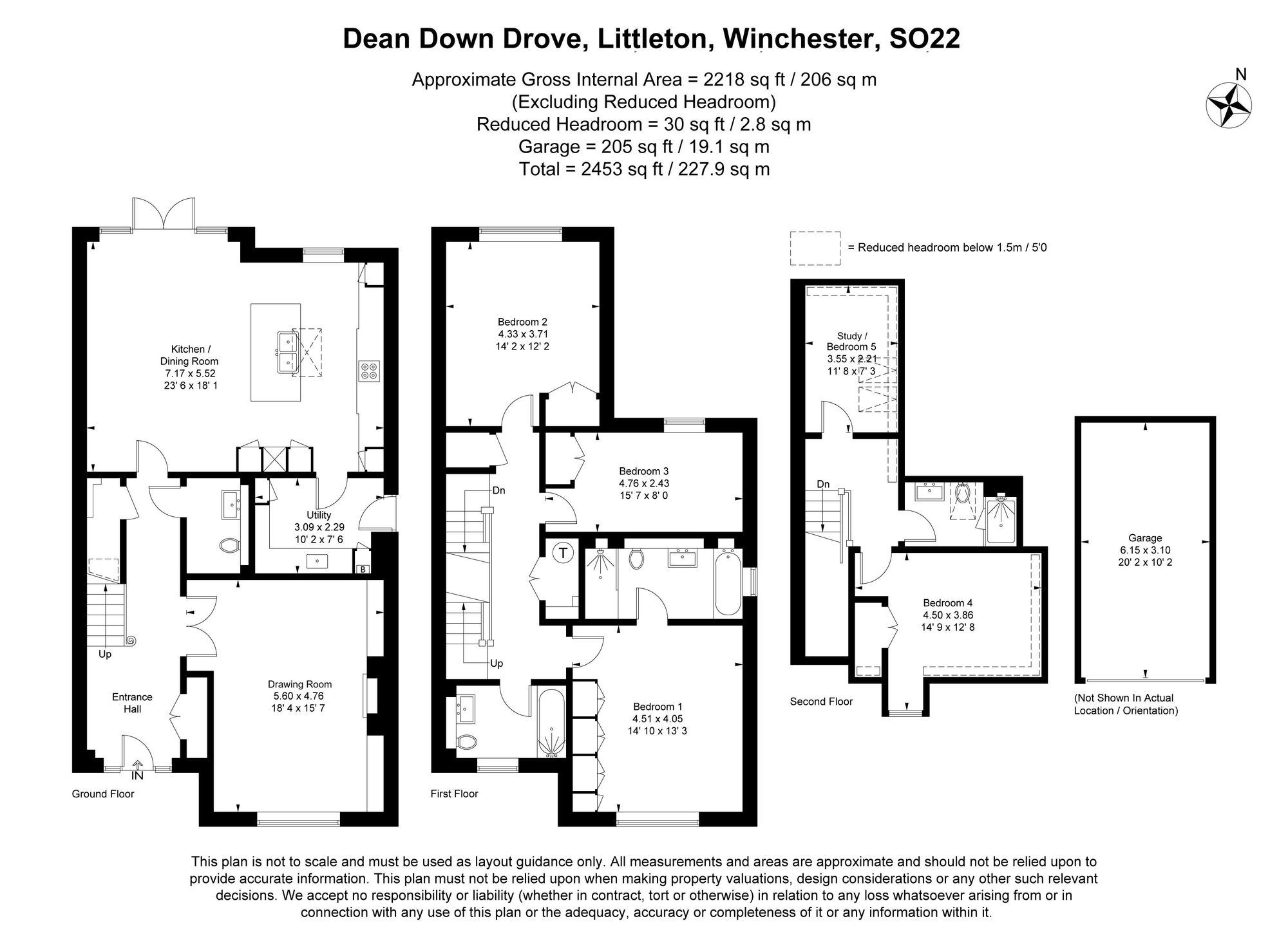 Jardine Deane Down Drove, Winchester floorplan