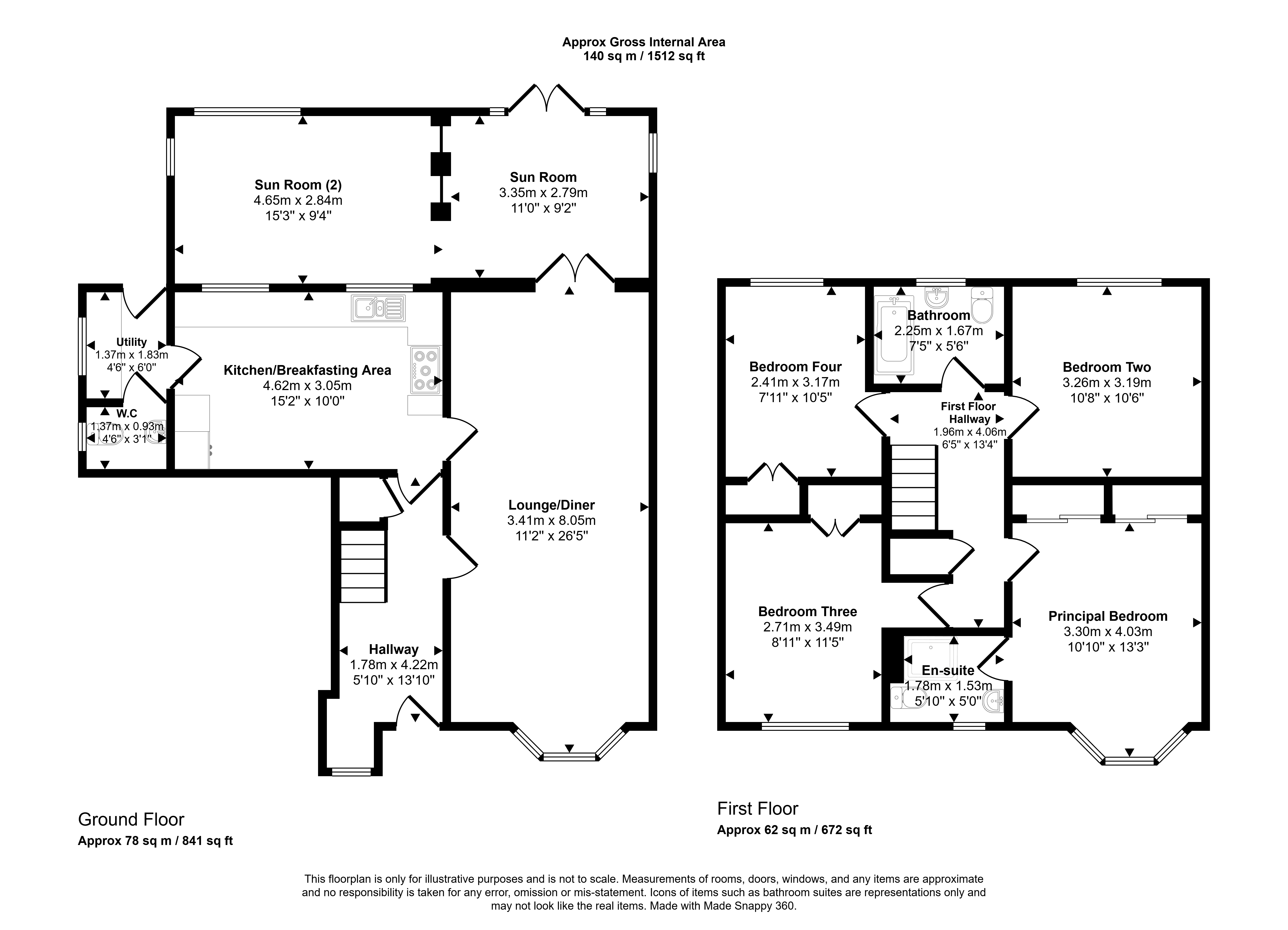 7, Chipchase Court, Houghton Le Spring floorplan