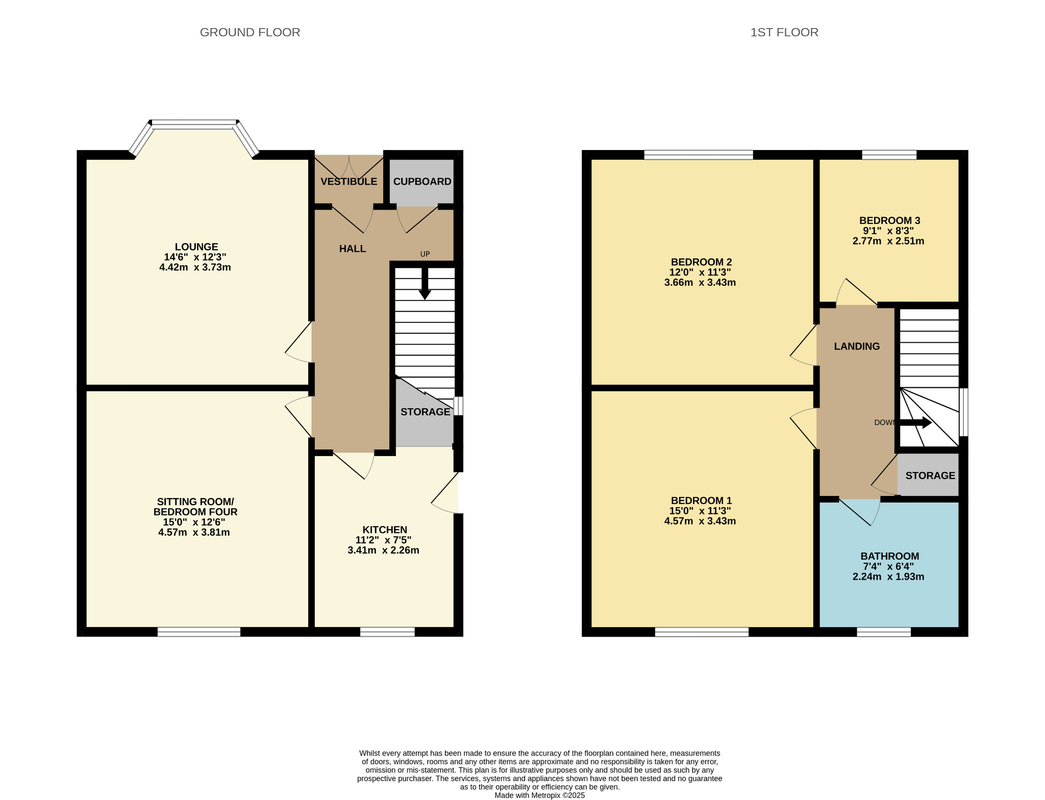 4 Mosspark Square, Glasgow, City Of Glasgow floorplan