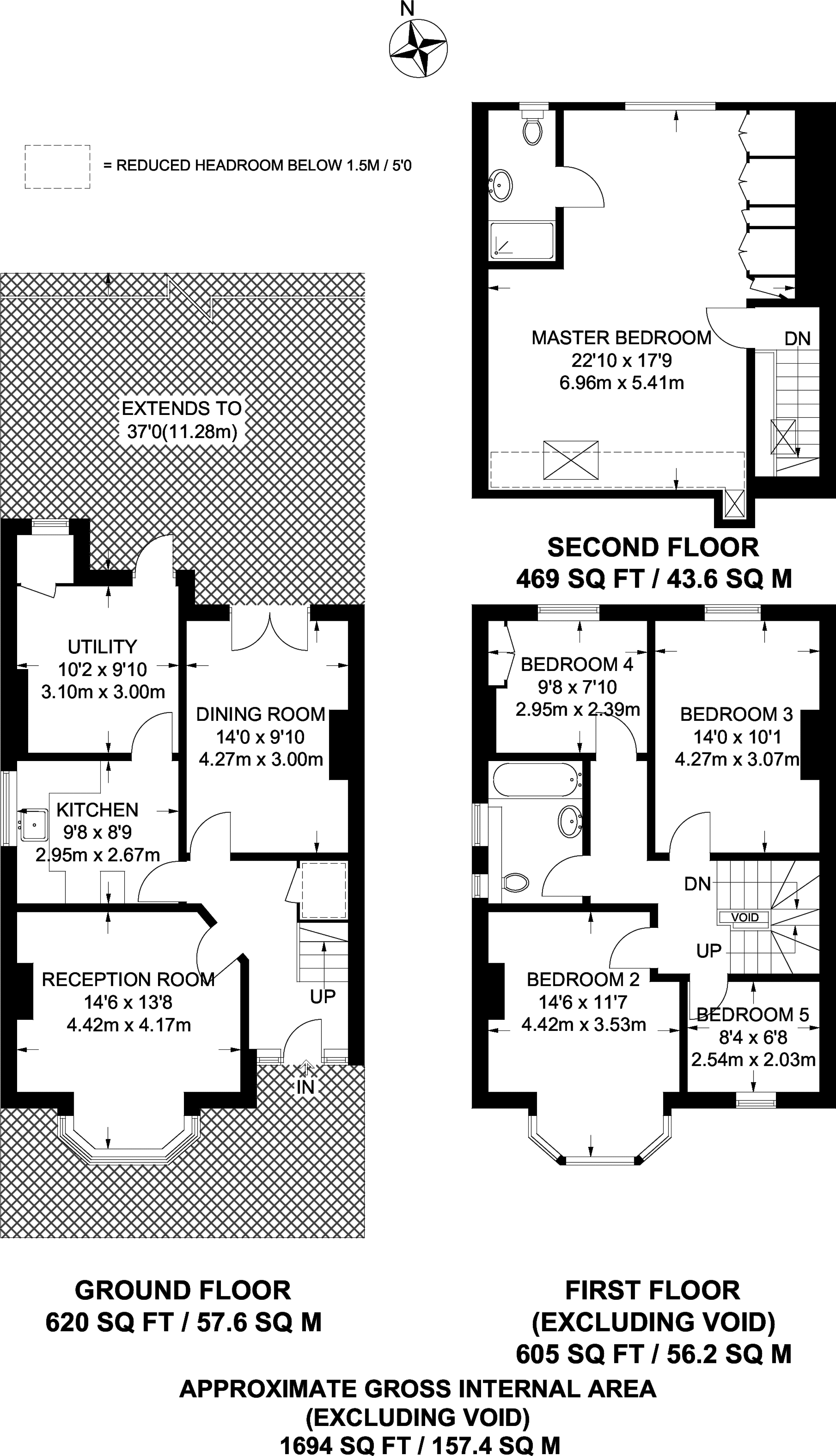 5 Bedrooms Semi-detached house for sale in Langdon Road, Bromley BR2