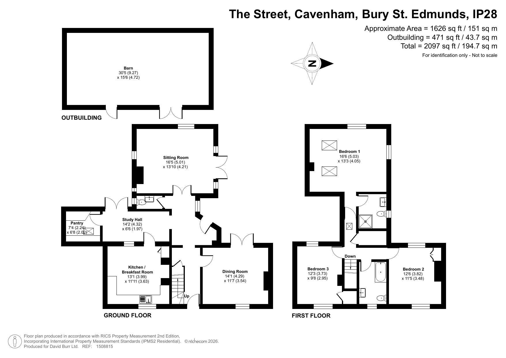 Lilac Cottage, 2, The Street, Bury St. Edmunds floorplan