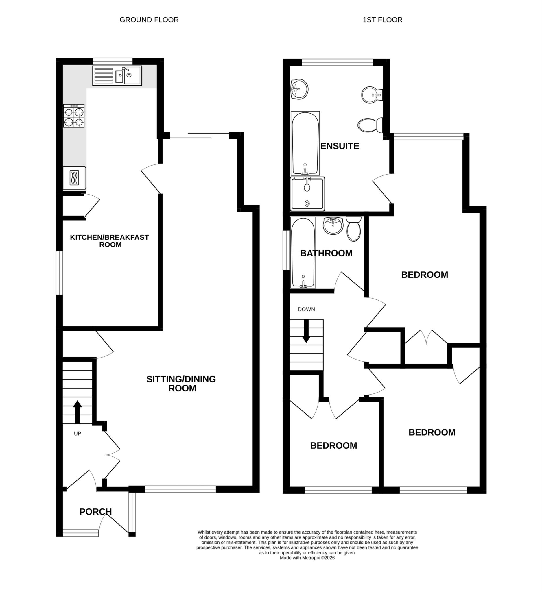 80, Oxendean Gardens, Eastbourne floorplan