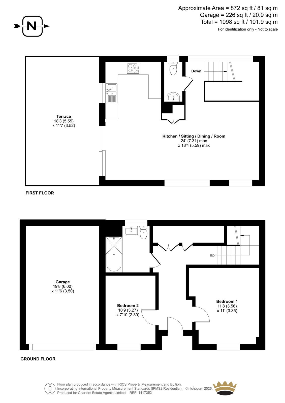 6, Brunswick Square, Hampshire floorplan