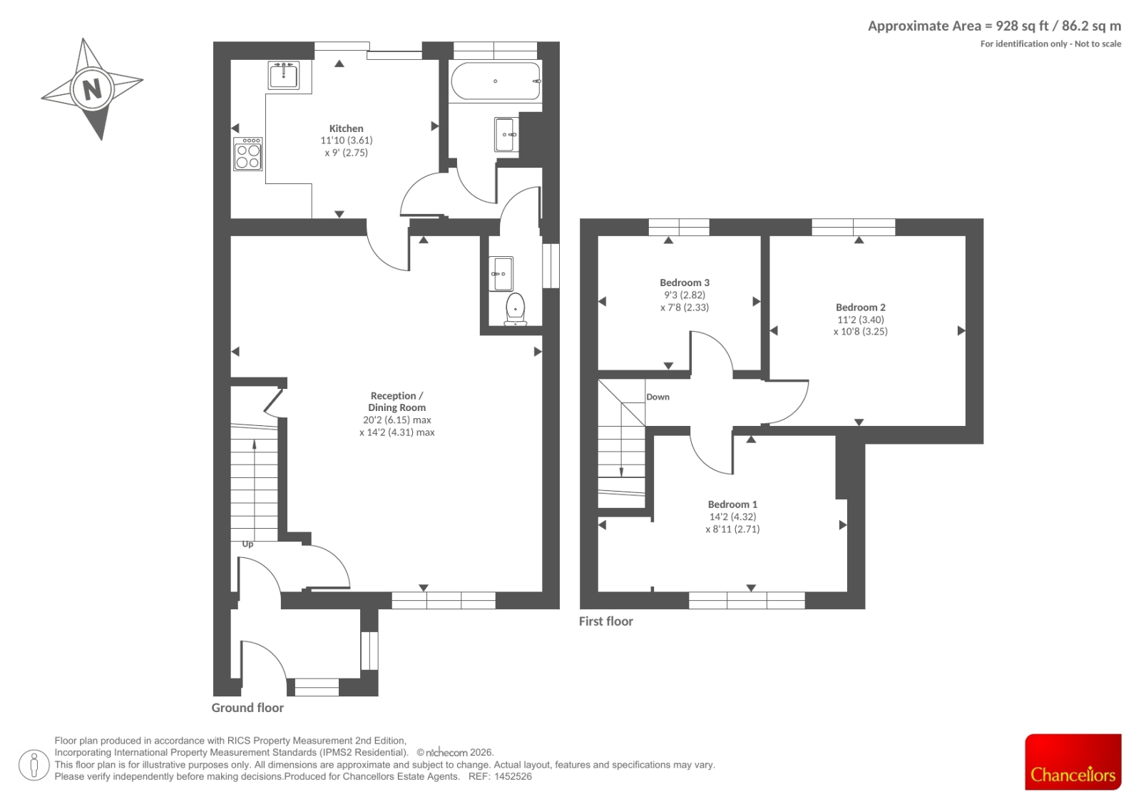 48, Myrtle Crescent, Slough floorplan