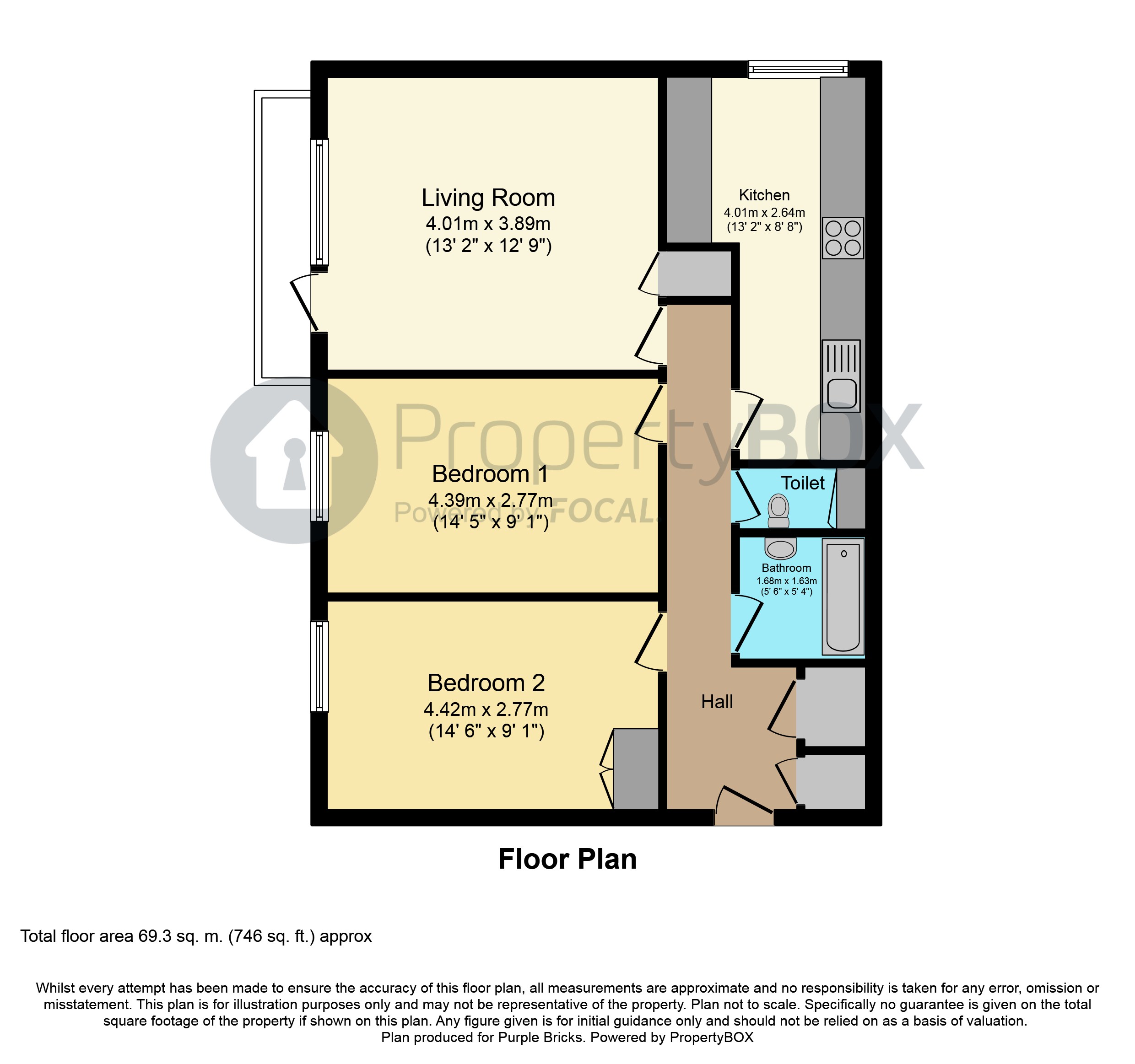 2 Bedrooms Flat for sale in Lavender Street, Brighton BN2