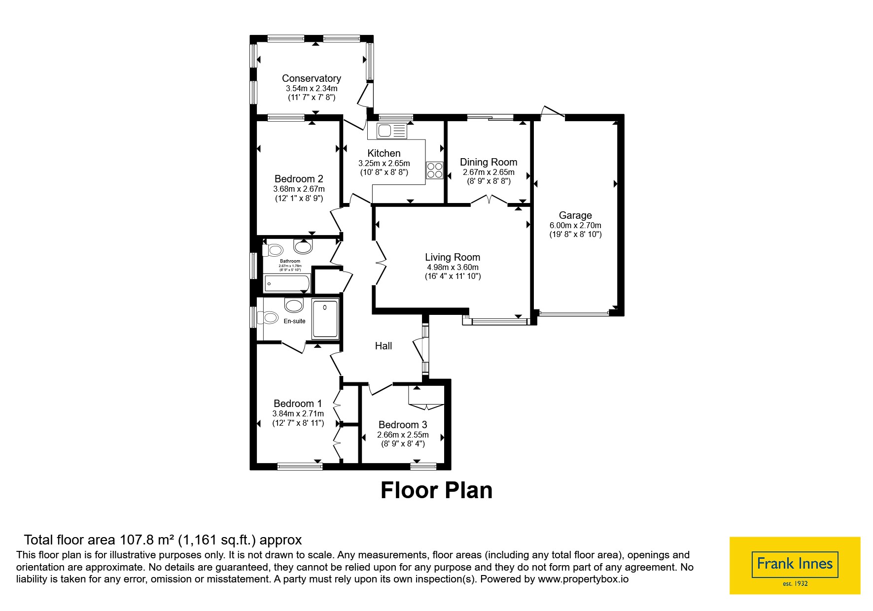 1, Belgrave Mews, Nottingham floorplan