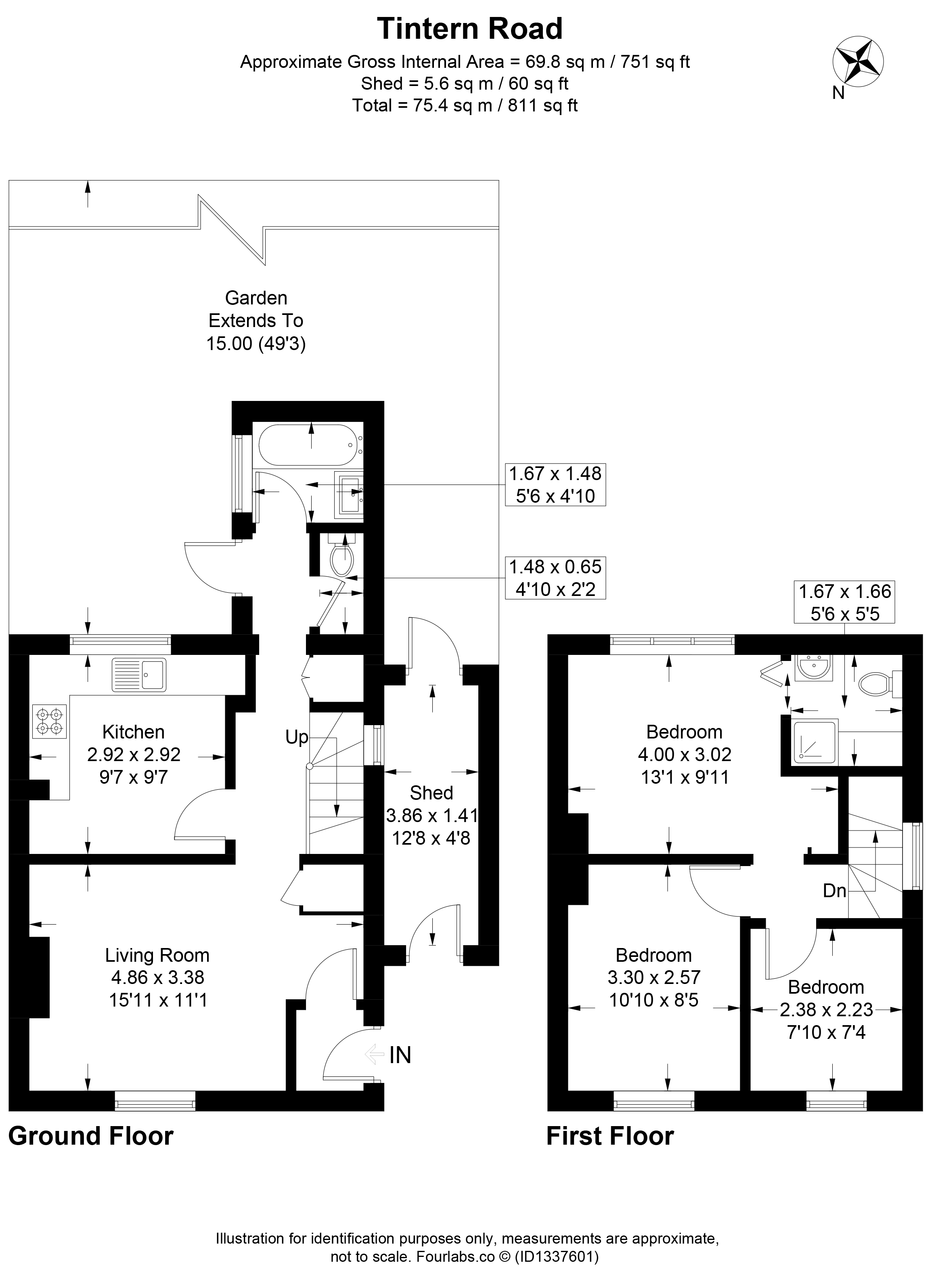83, Tintern Road, Carshalton floorplan