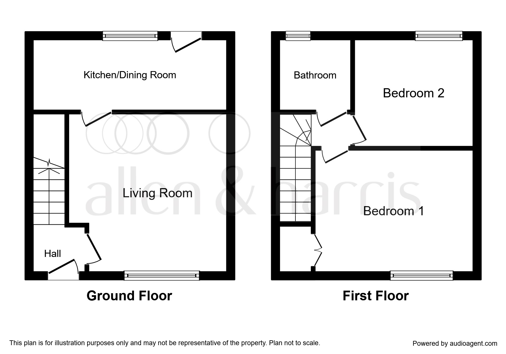 2 Bedrooms Terraced house for sale in Wood Lane, Chippenham SN15