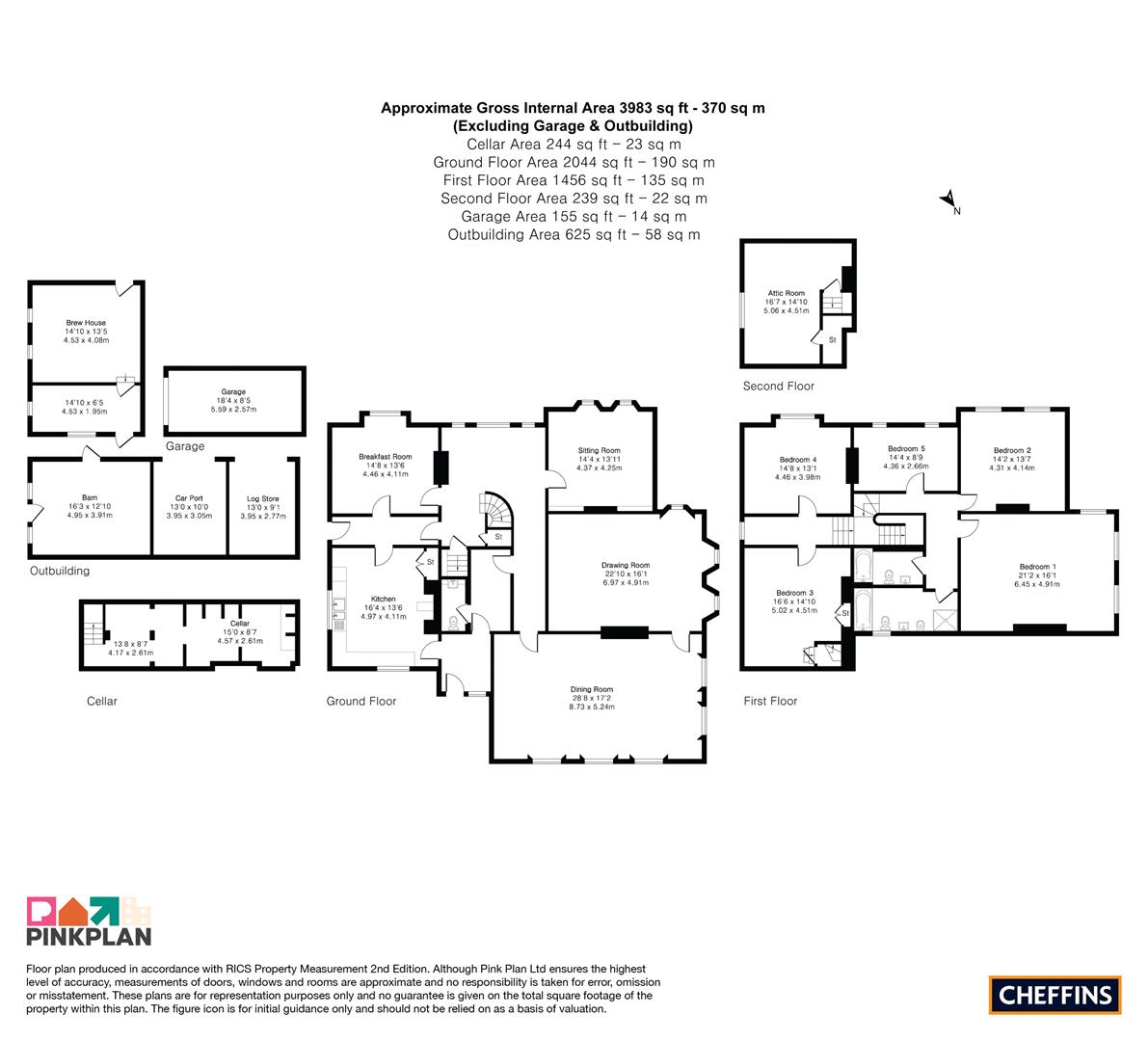 Fishers Lane, Orwell floorplan