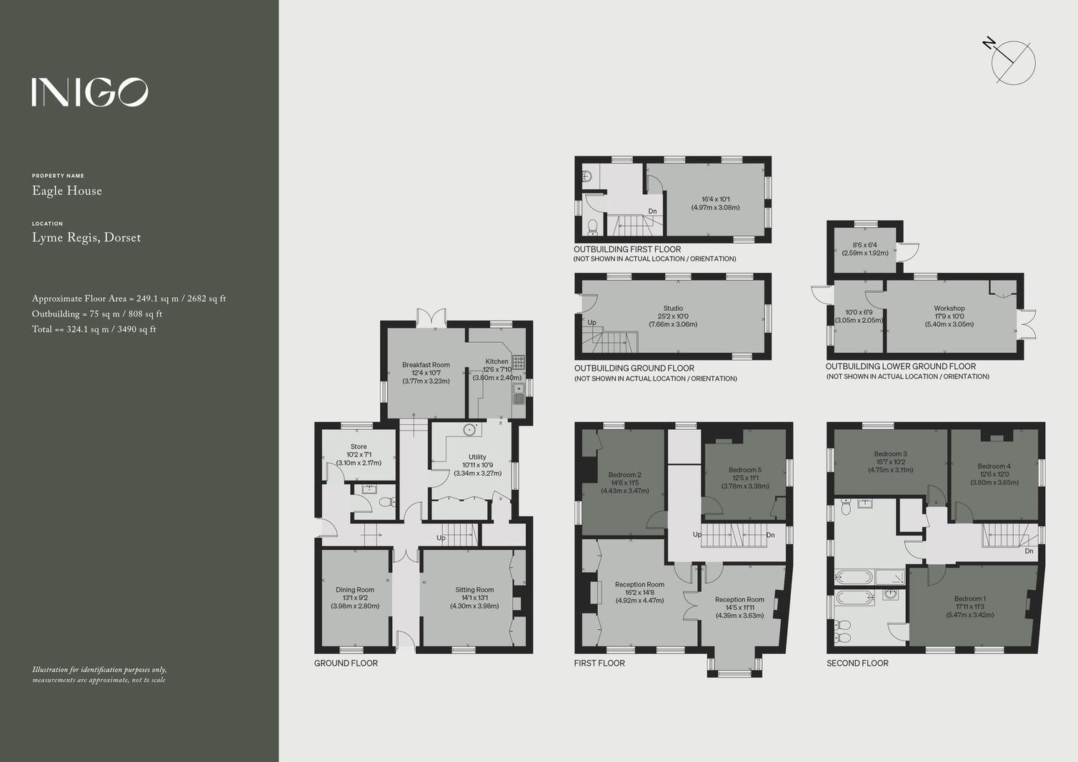 6, Sherborne Lane, Lyme Regis floorplan
