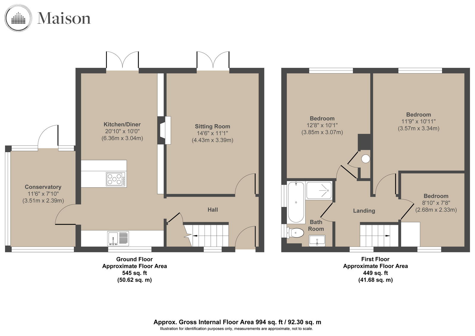 63, Castle Drive, Sevenoaks floorplan