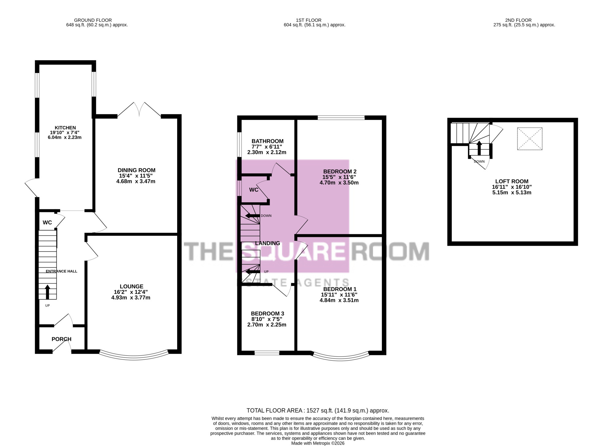 Edenvale Avenue, Blackpool floorplan