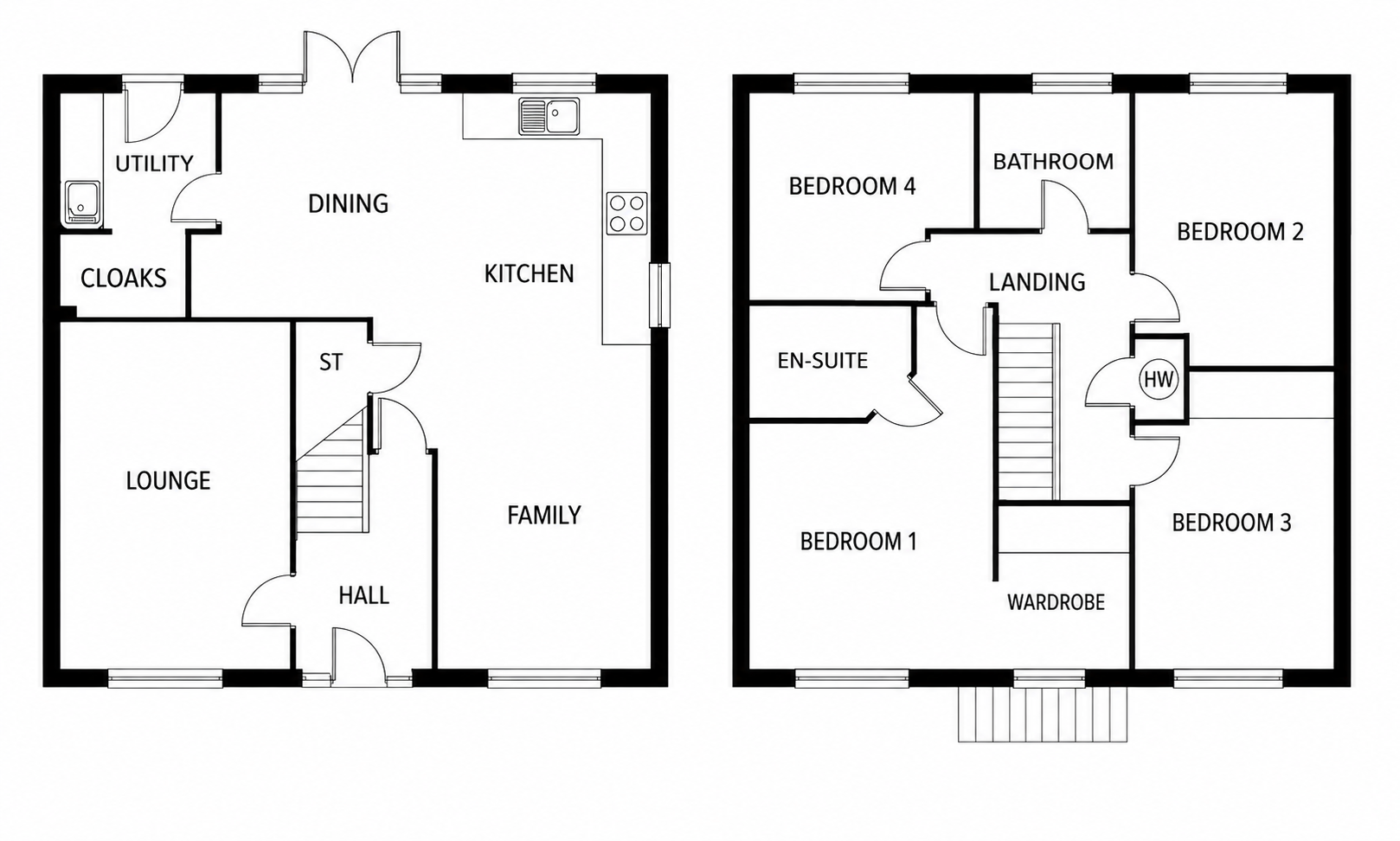 5, Oakridge Close, Rugby floorplan