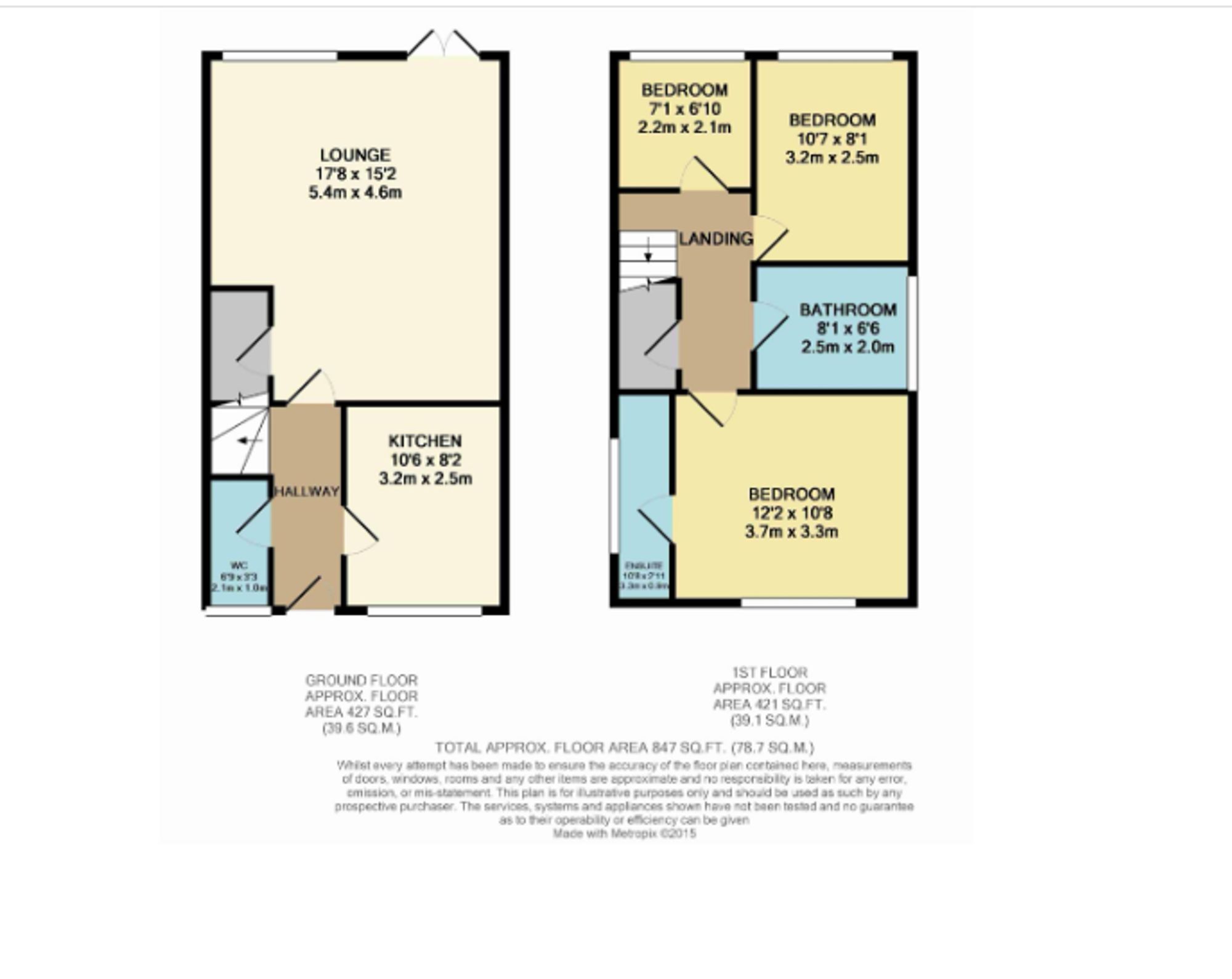 38 Spires Gardens, Warrington floorplan