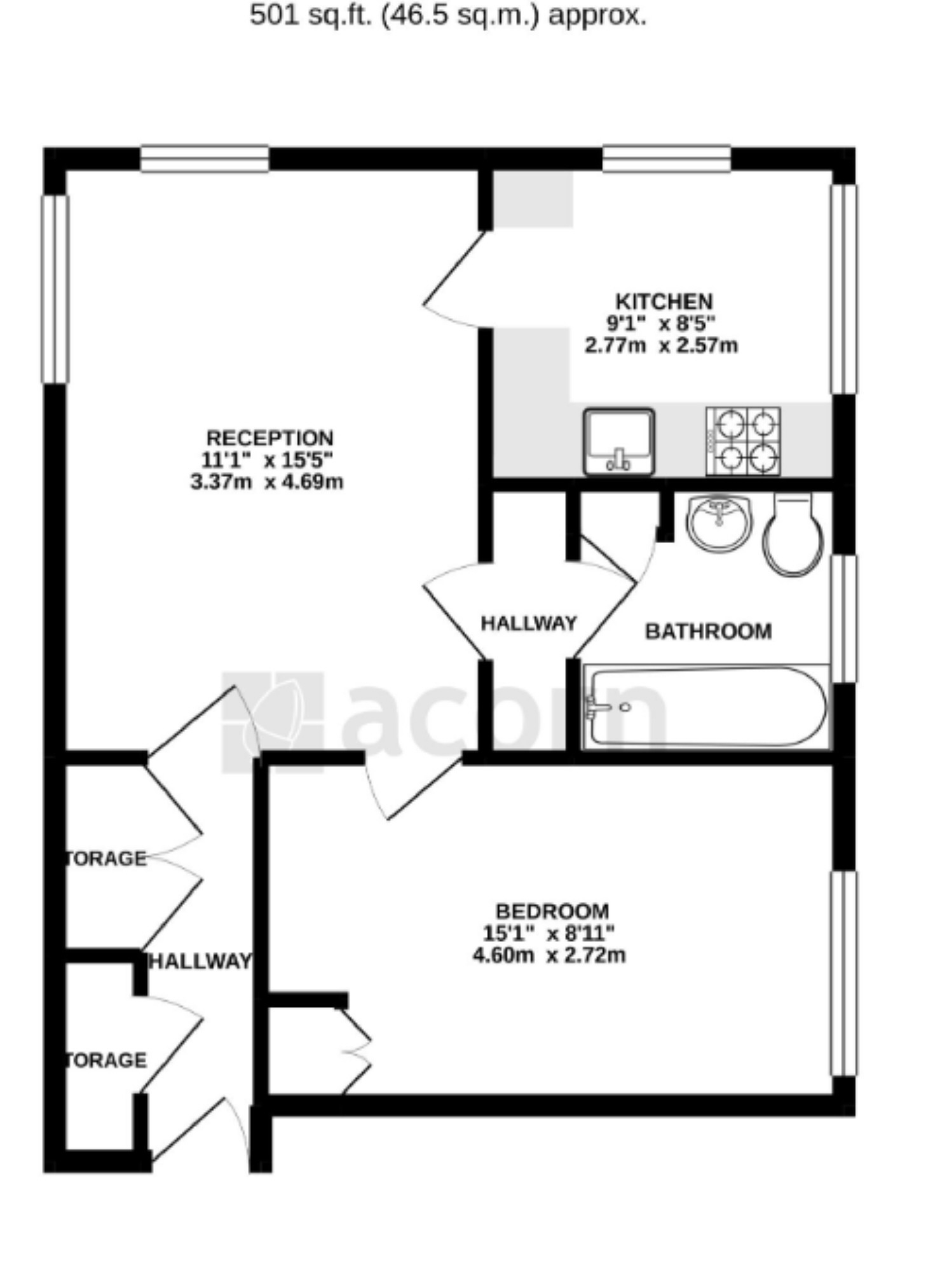 Avondale Square, London floorplan