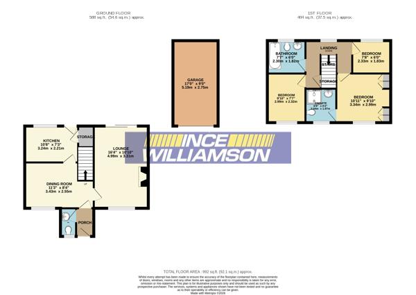 56, Woodlands Meadow, Chorley floorplan