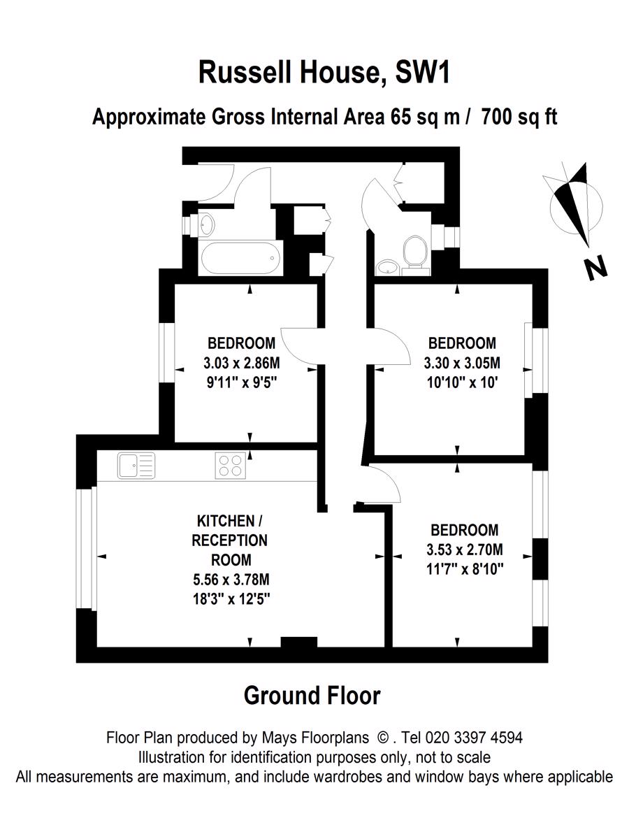 Cambridge Street, London floorplan