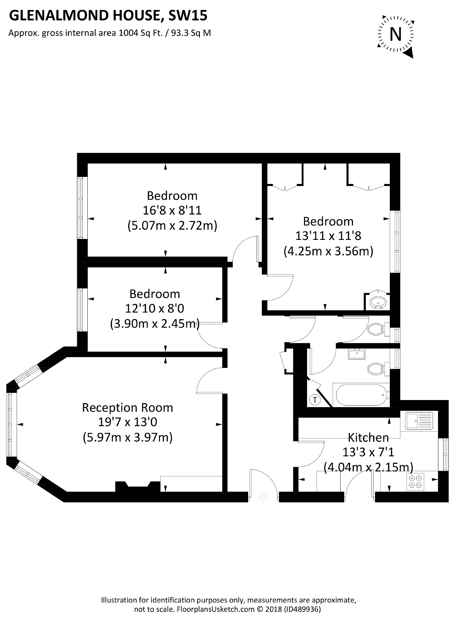 3 Bedrooms Flat to rent in Glenalmond House, Manor Fields, Putney SW15