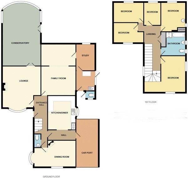 5 Bedrooms Detached house for sale in Cow Lane, Bramcote, Nottingham NG9